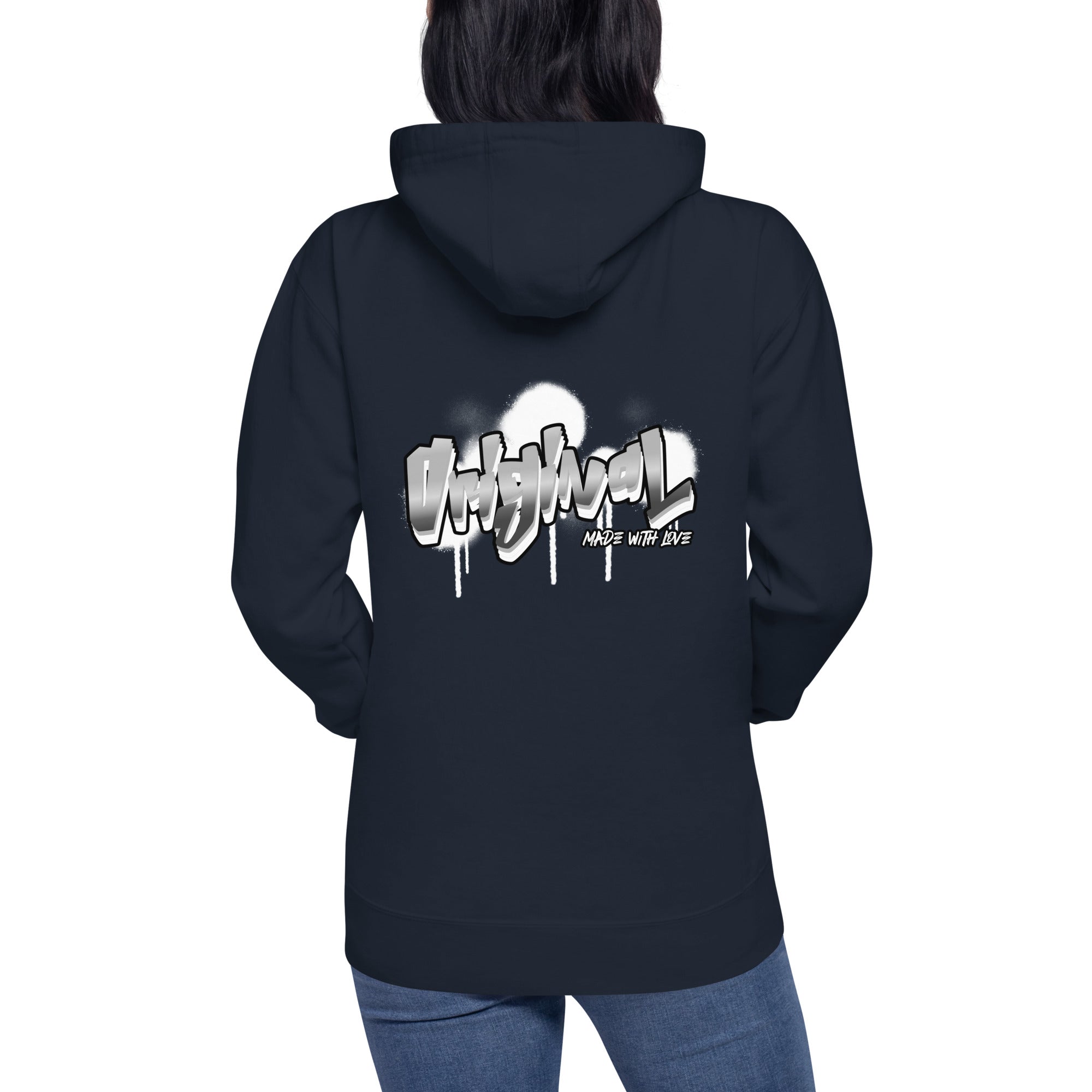 Original made with love - Unisex Hoodie (back print)