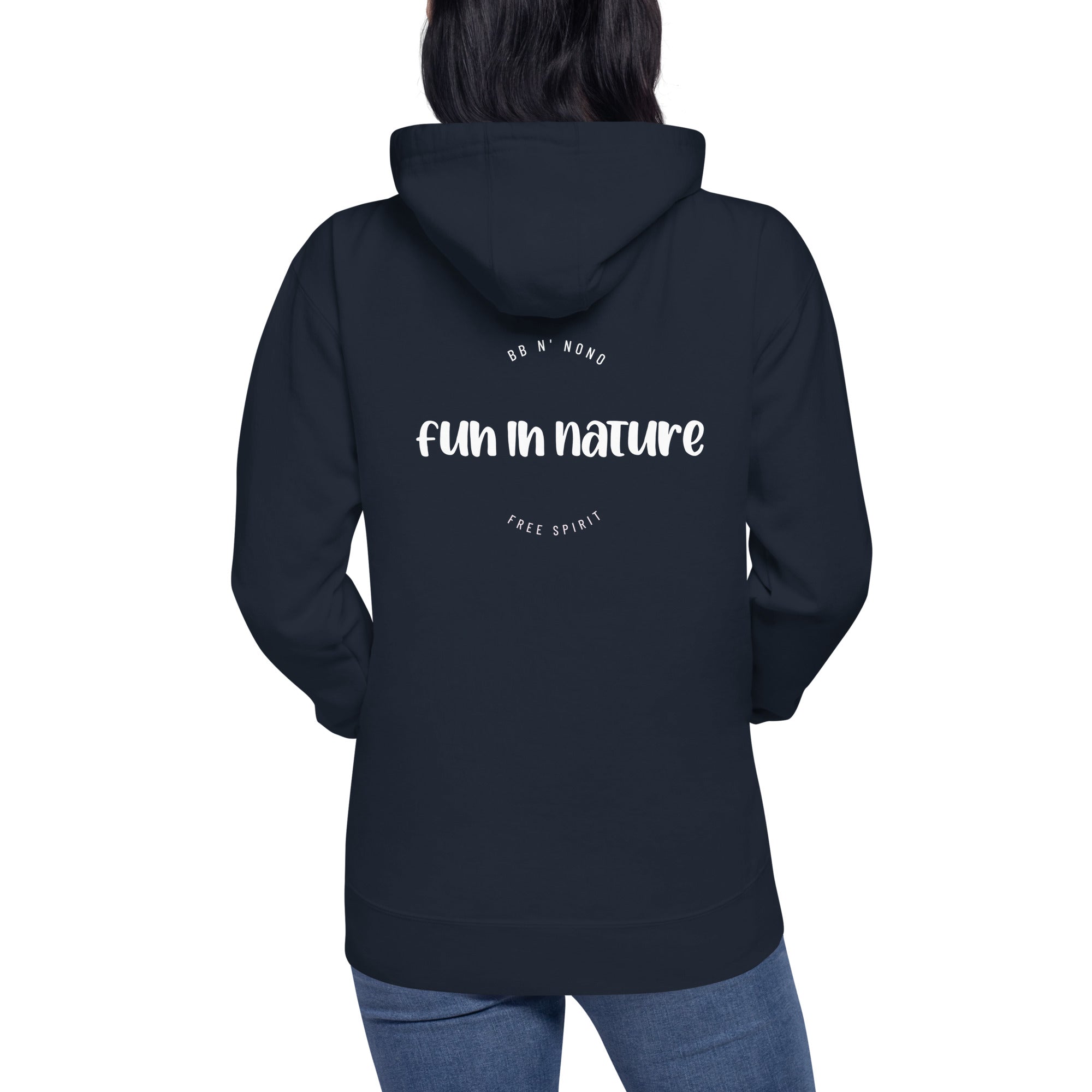 Fun in nature - Unisex Hoodie (back print)