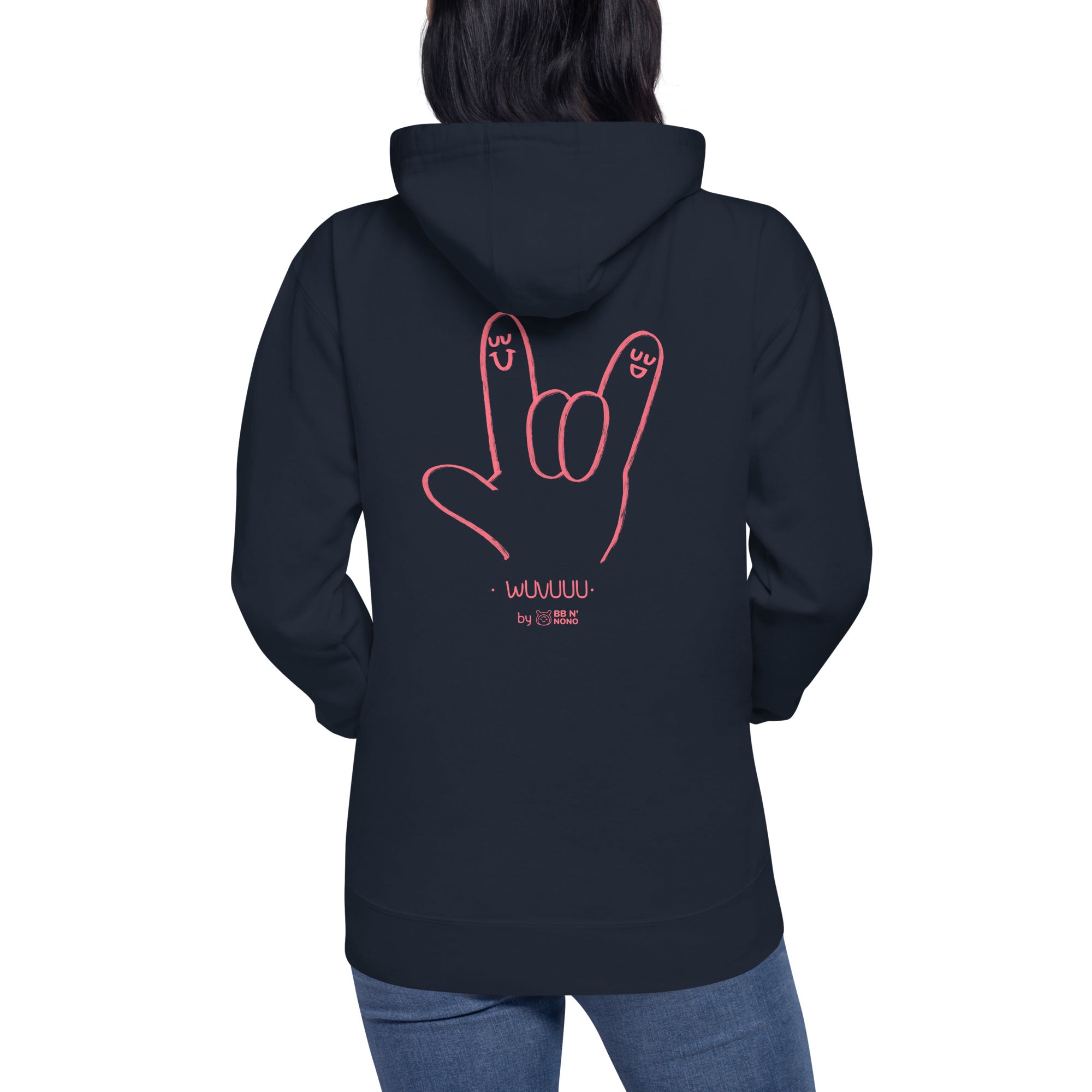 Wuvuuu - Unisex Hoodie (back print)