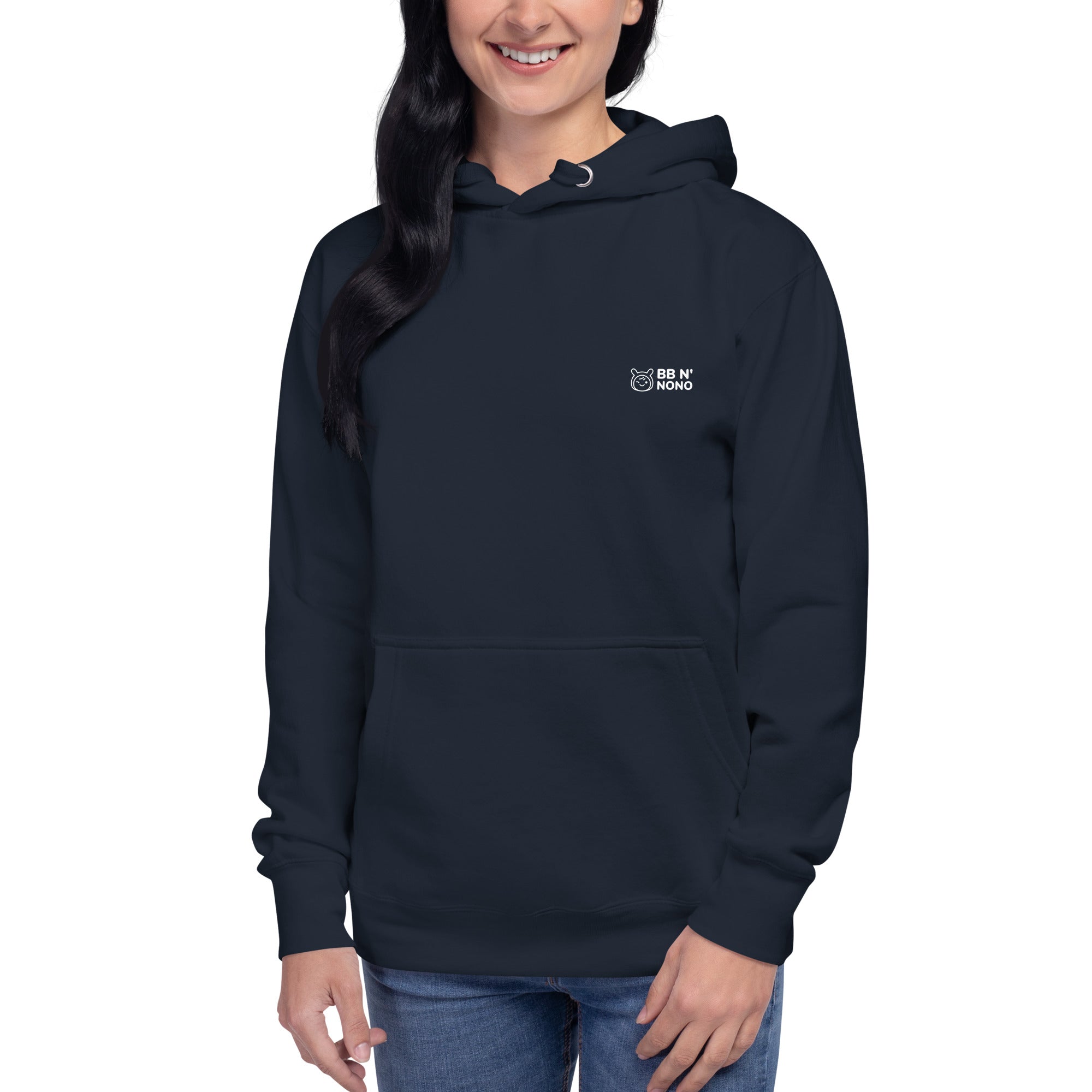 Always say yes to new, adventurer - Unisex Hoodie (back print)