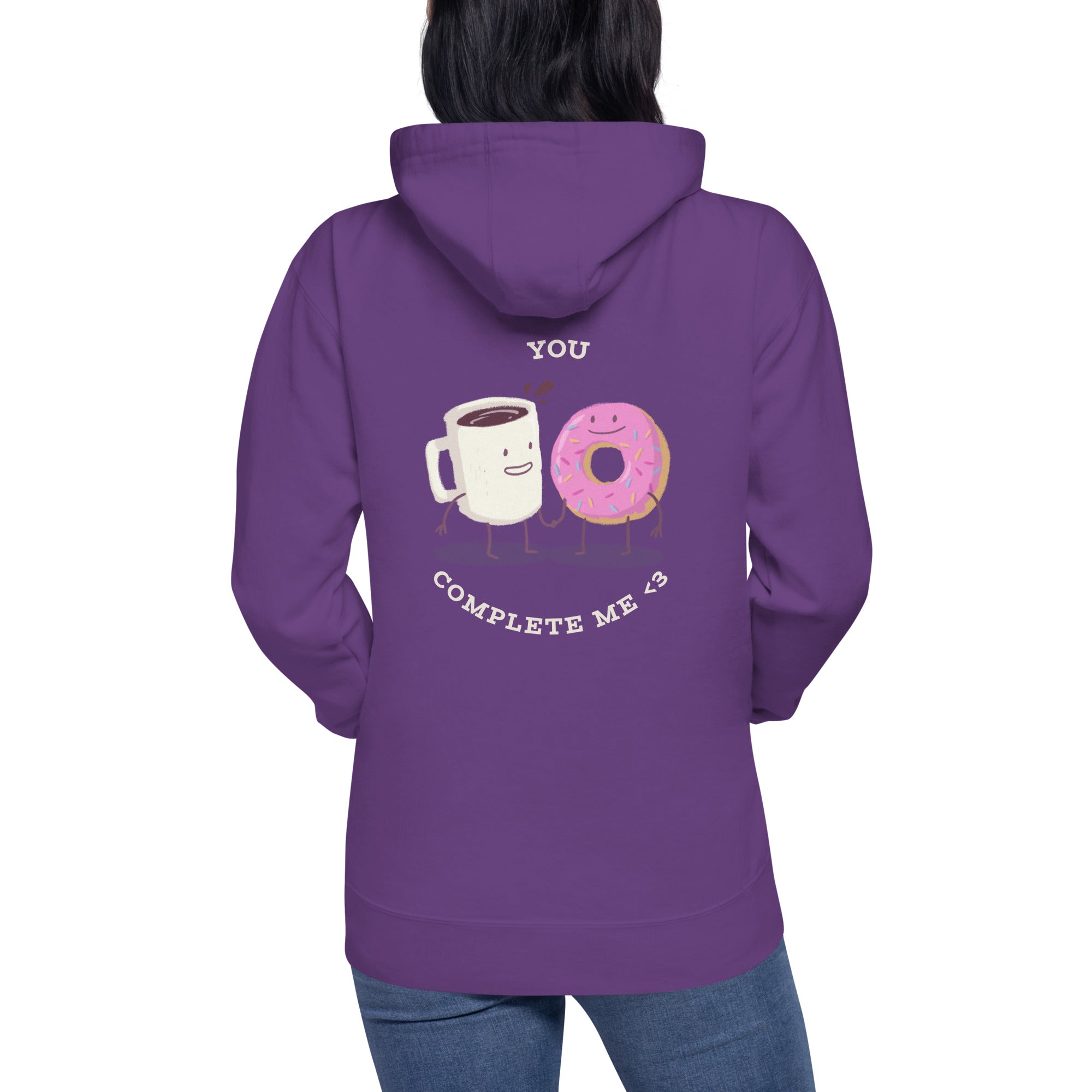 You complete me - Unisex Hoodie (back print)