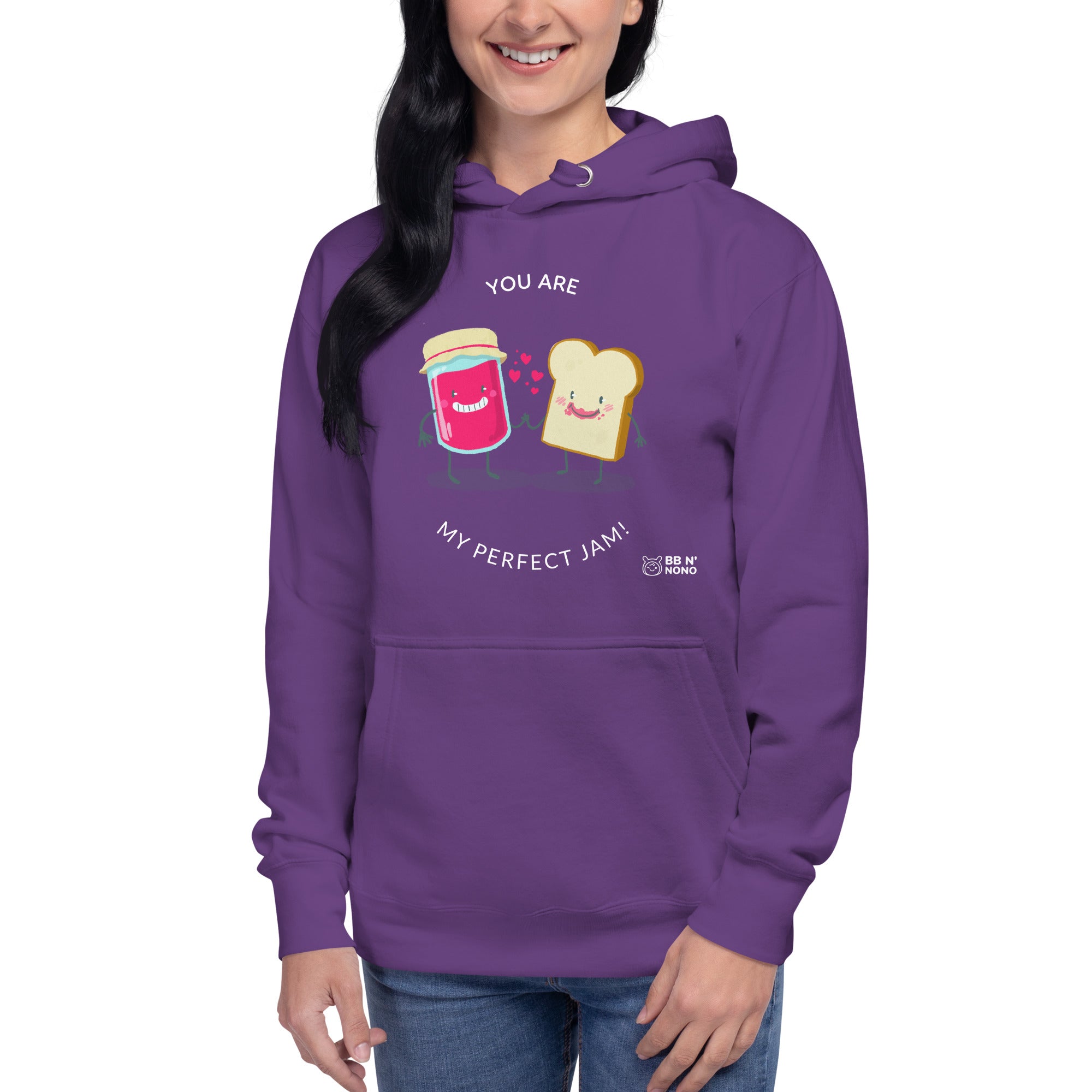 You are my perfect jam - Unisex Hoodie (back print)