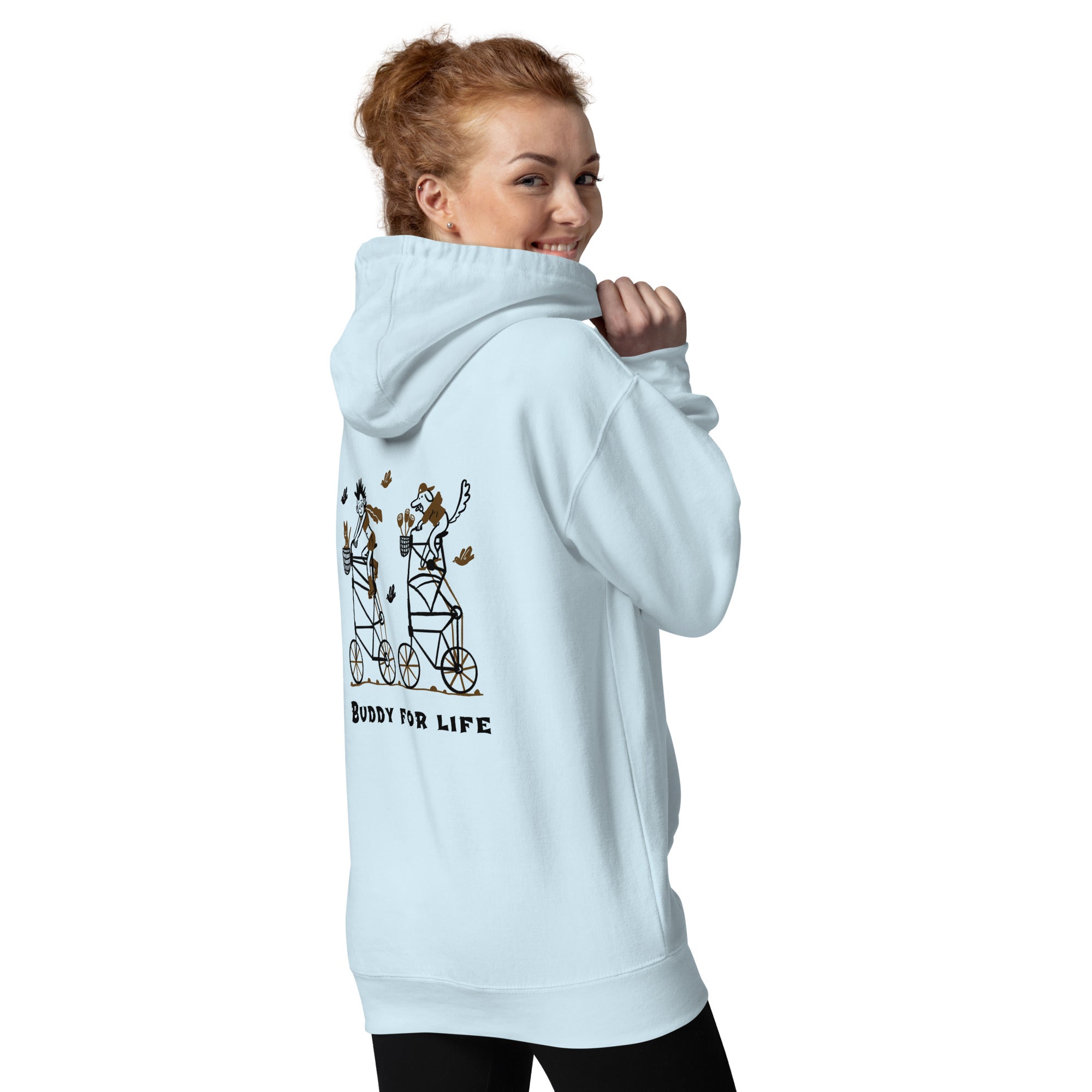 Buddy for life - Unisex Hoodie (back print)