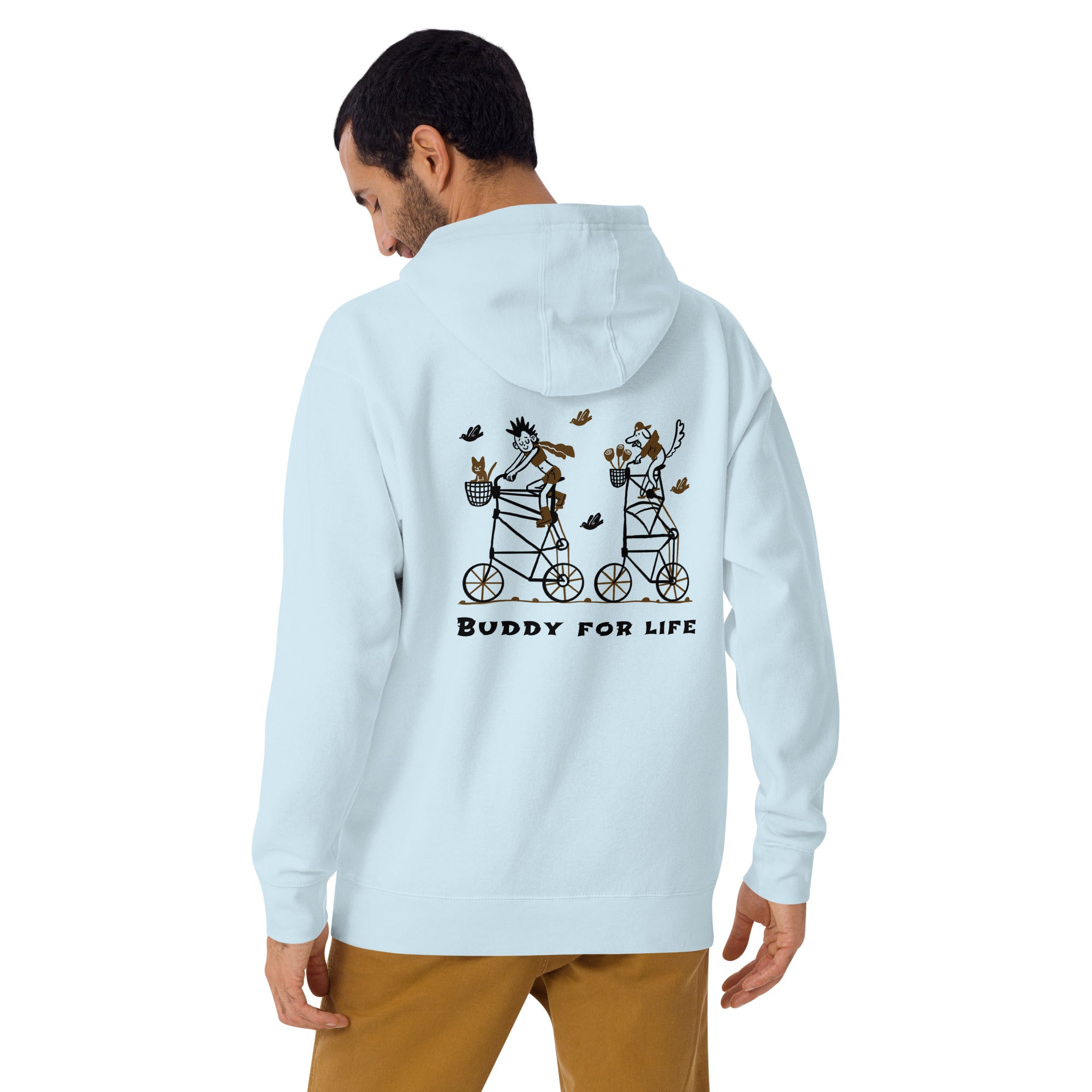 Buddy for life - Unisex Hoodie (back print)