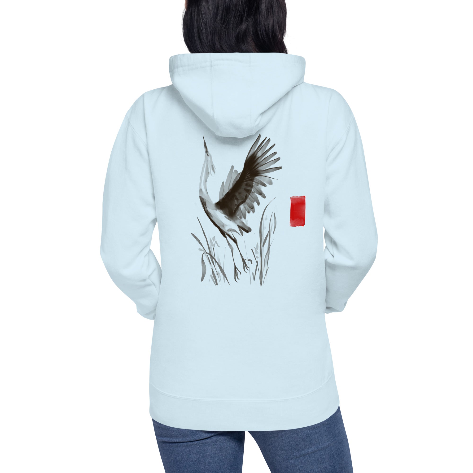 Sumi-e style - Unisex Hoodie (back print)