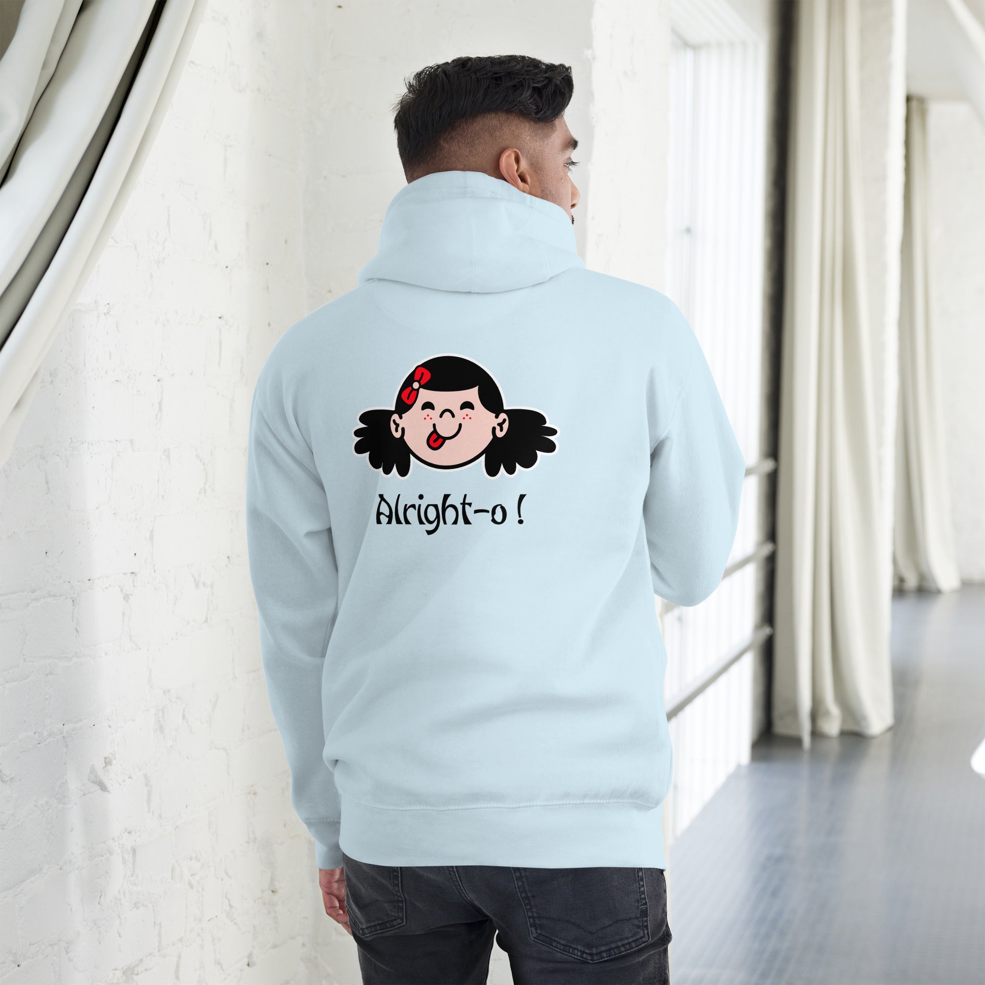 Alright-o! - Unisex Hoodie (back print)