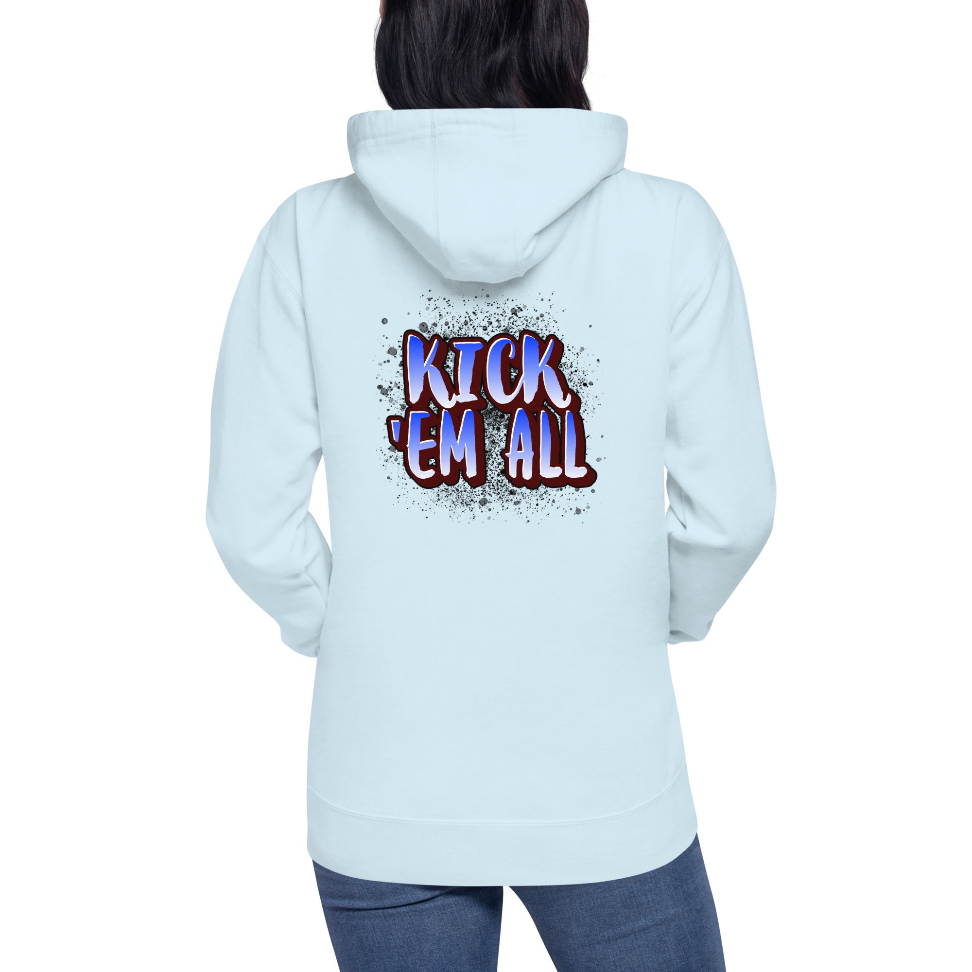 Kick'em all - Unisex Hoodie (back print)