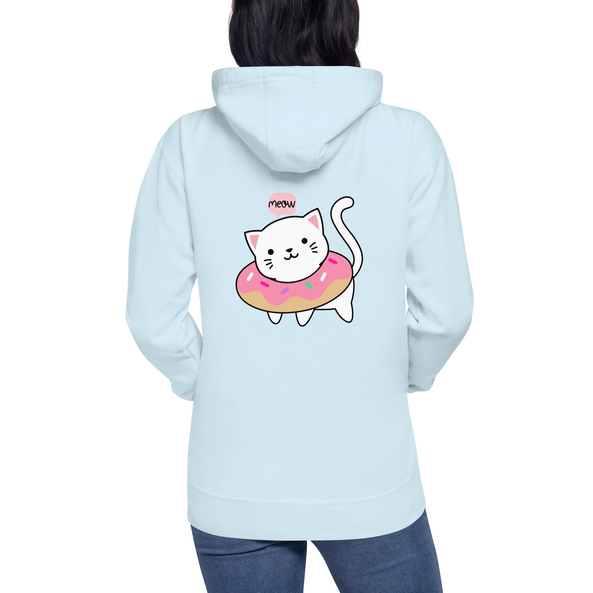 Meow V2 - Unisex Hoodie (back print)