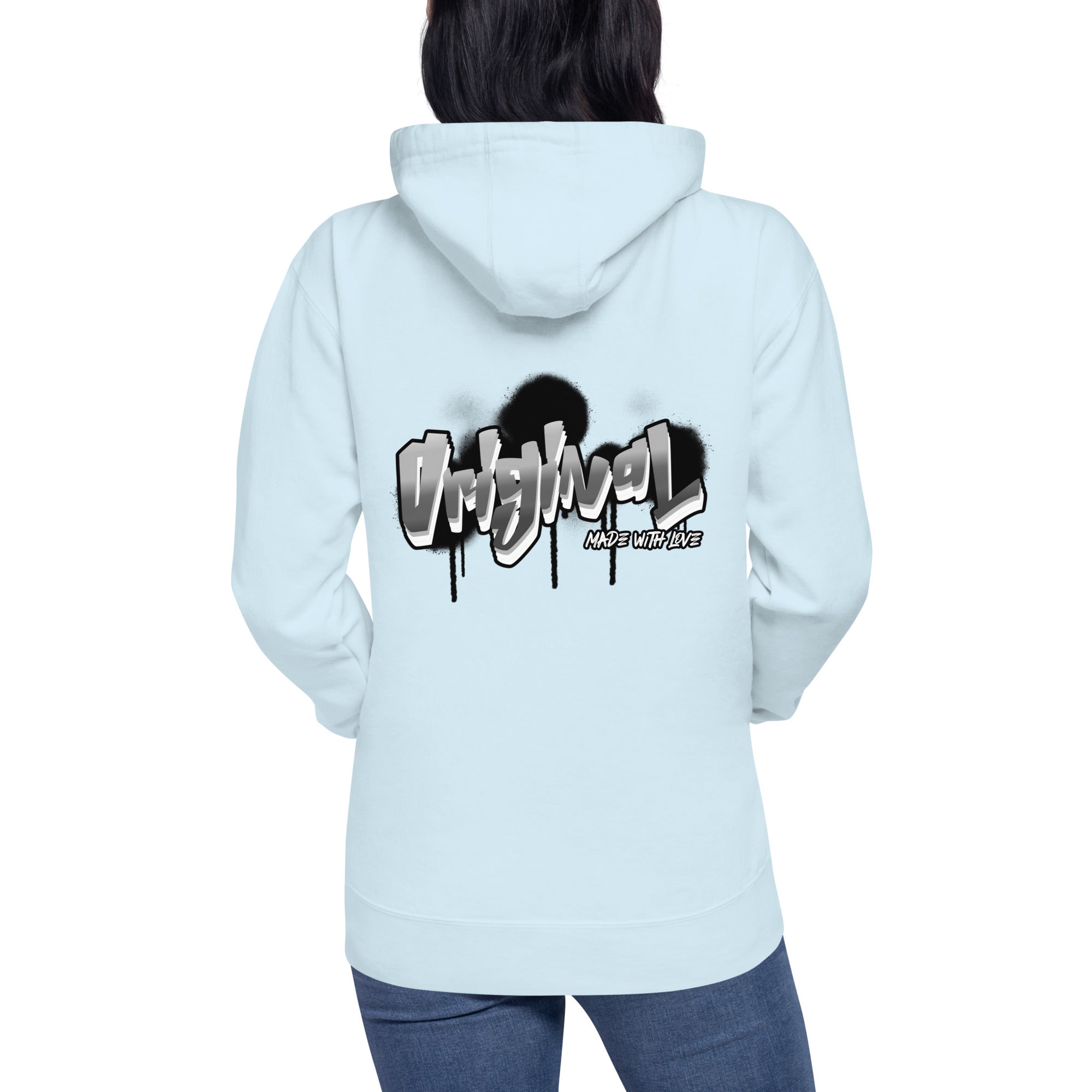 Original made with love - Unisex Hoodie (back print)