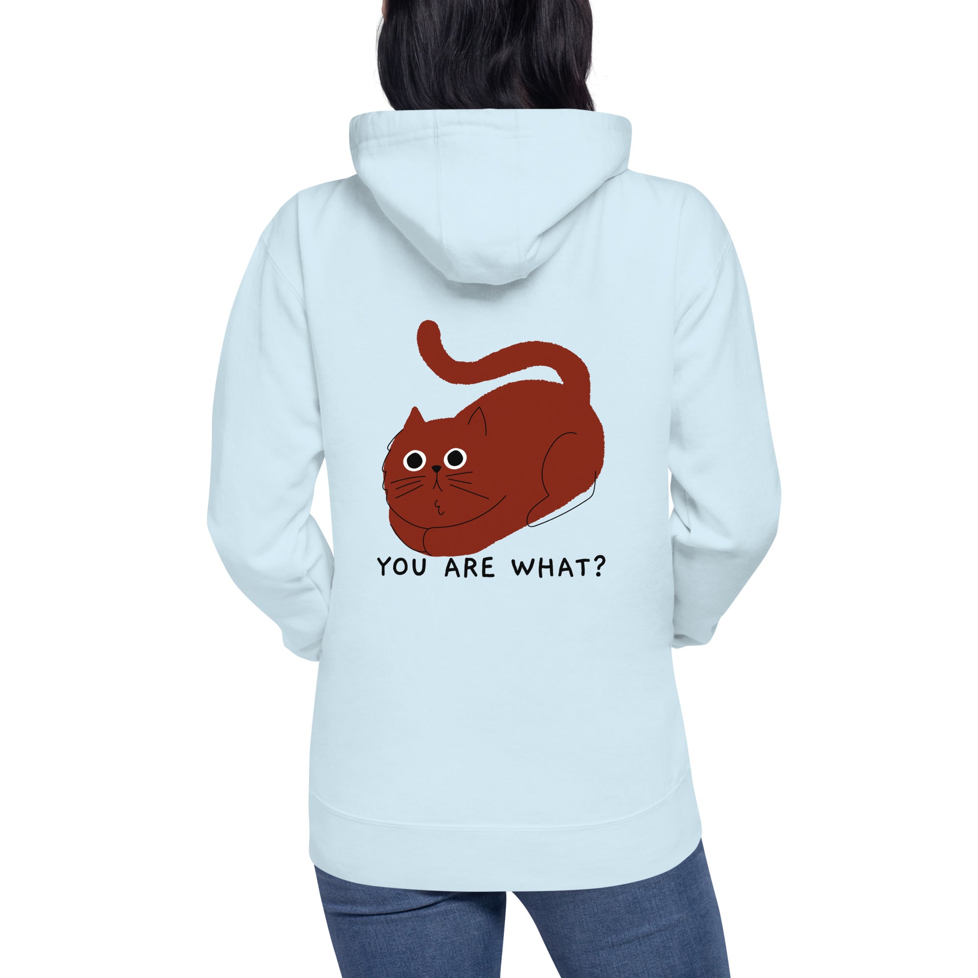 You are what? - Unisex Hoodie (back print)