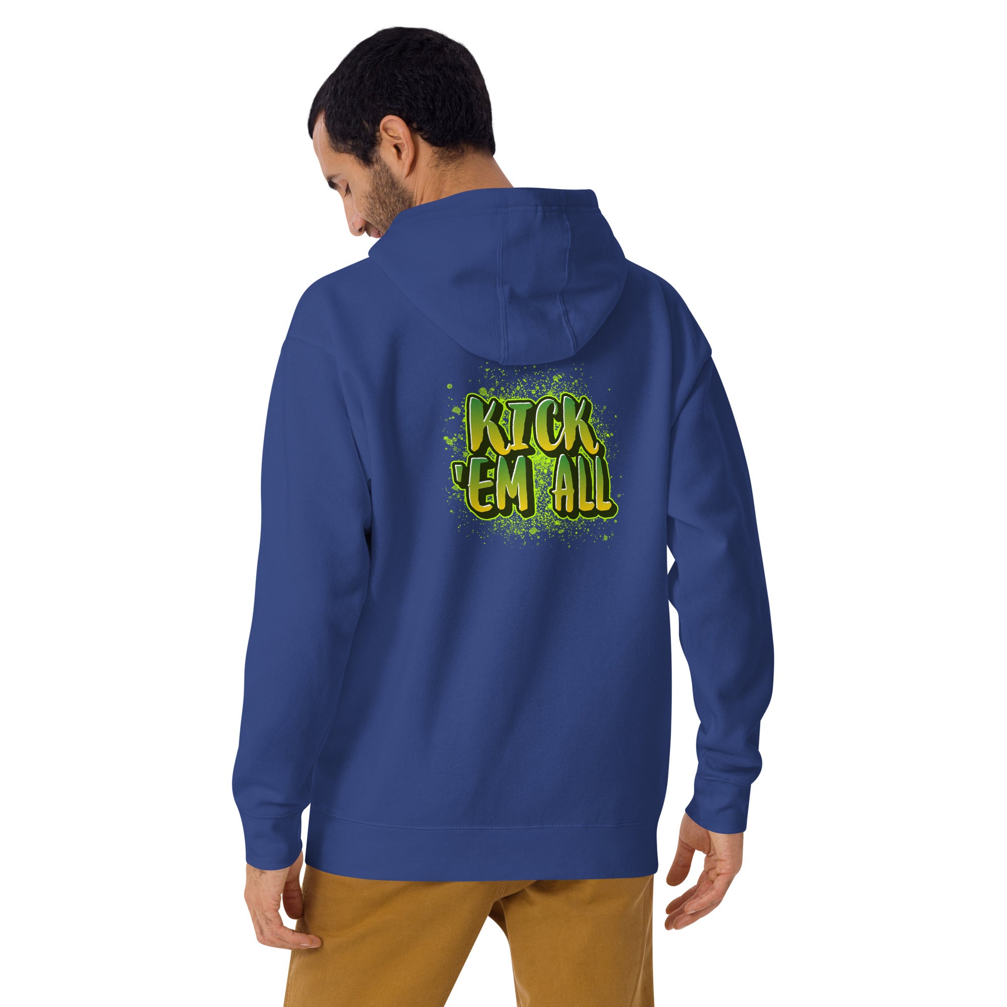 Kick'em all - Unisex Hoodie (back print)