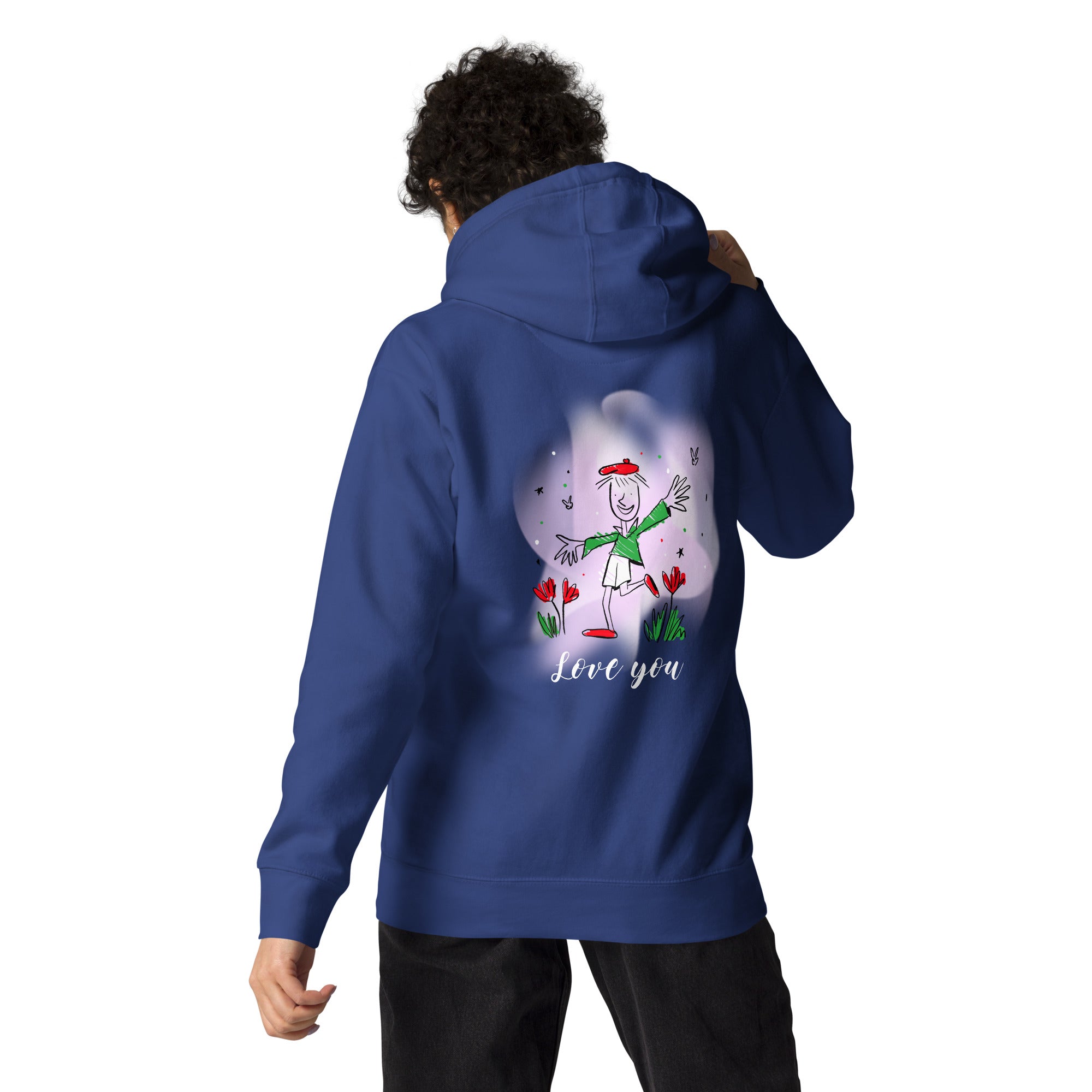 Love you - Unisex Hoodie (back print)