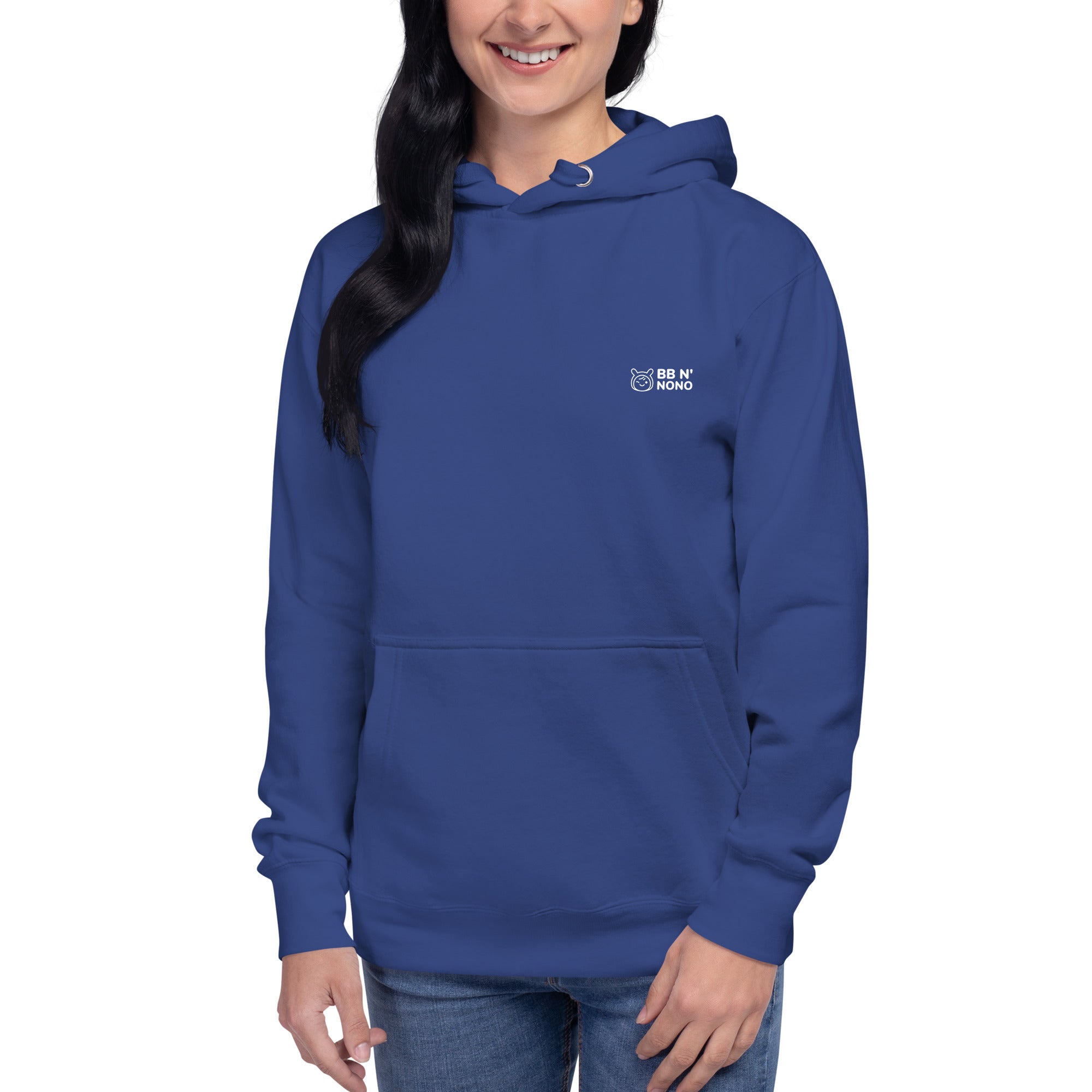 Life is short, always be happy - Unisex Hoodie (back print)