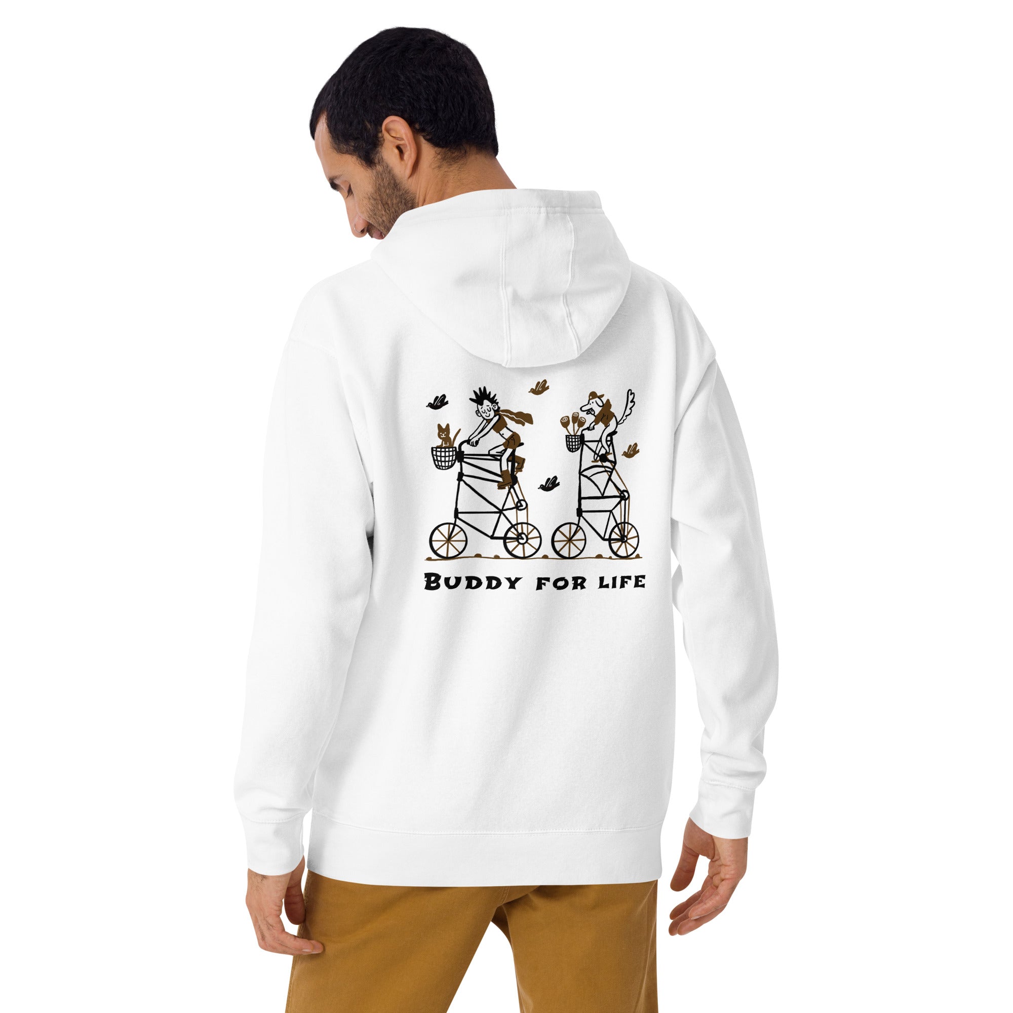 Buddy for life - Unisex Hoodie (back print)