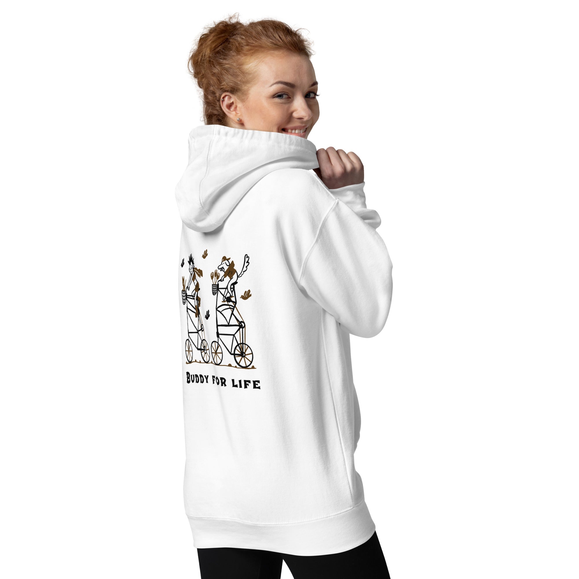 Buddy for life - Unisex Hoodie (back print)