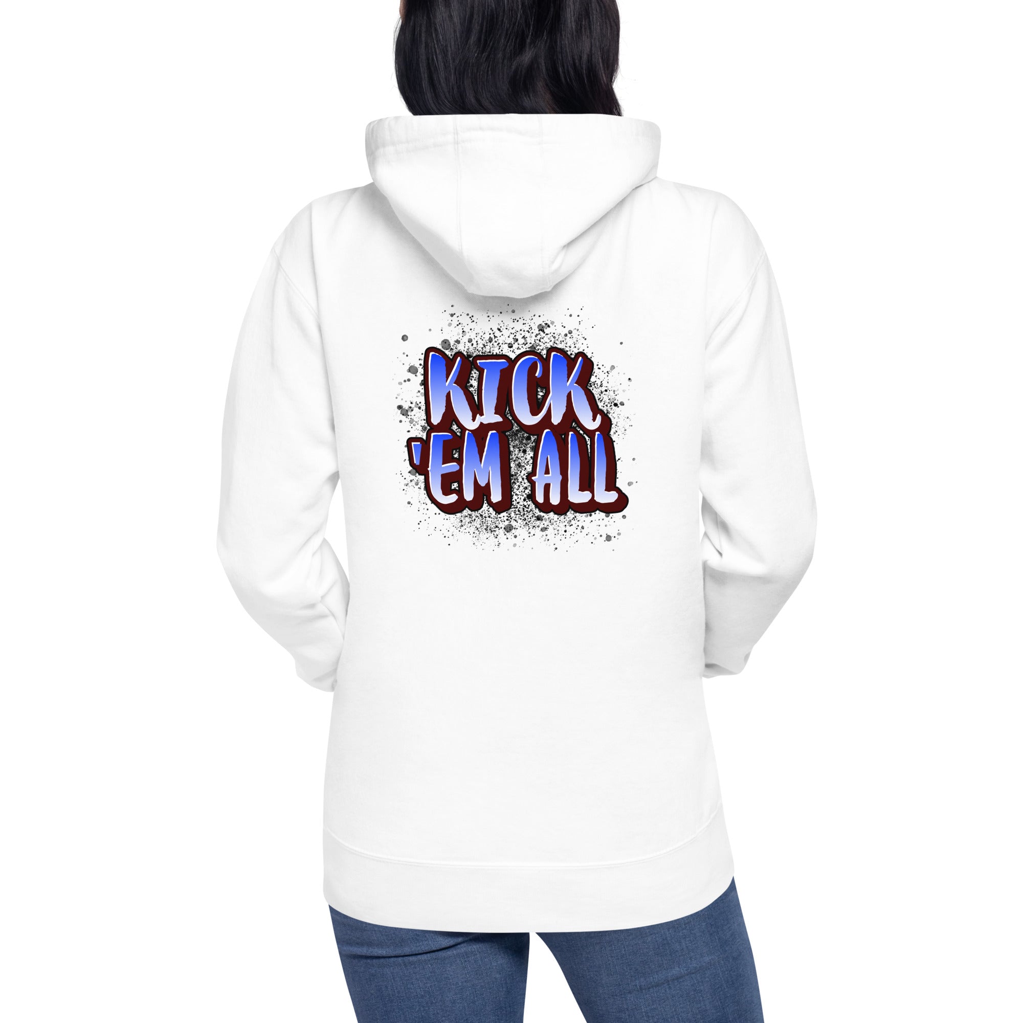 Kick'em all - Unisex Hoodie (back print)