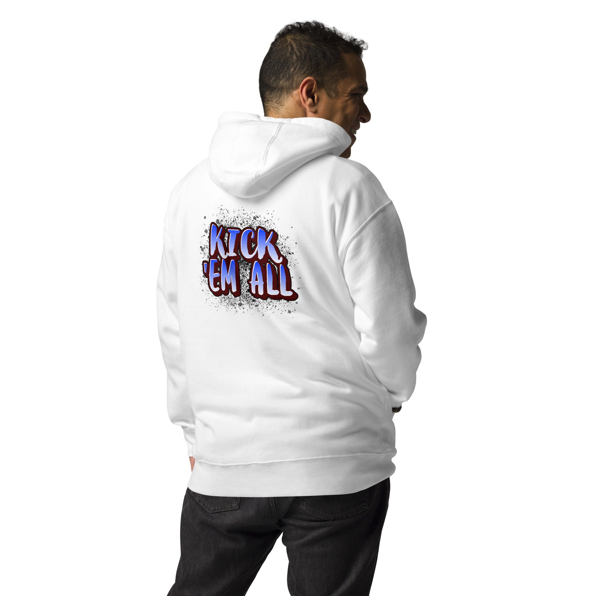 Kick'em all - Unisex Hoodie (back print)