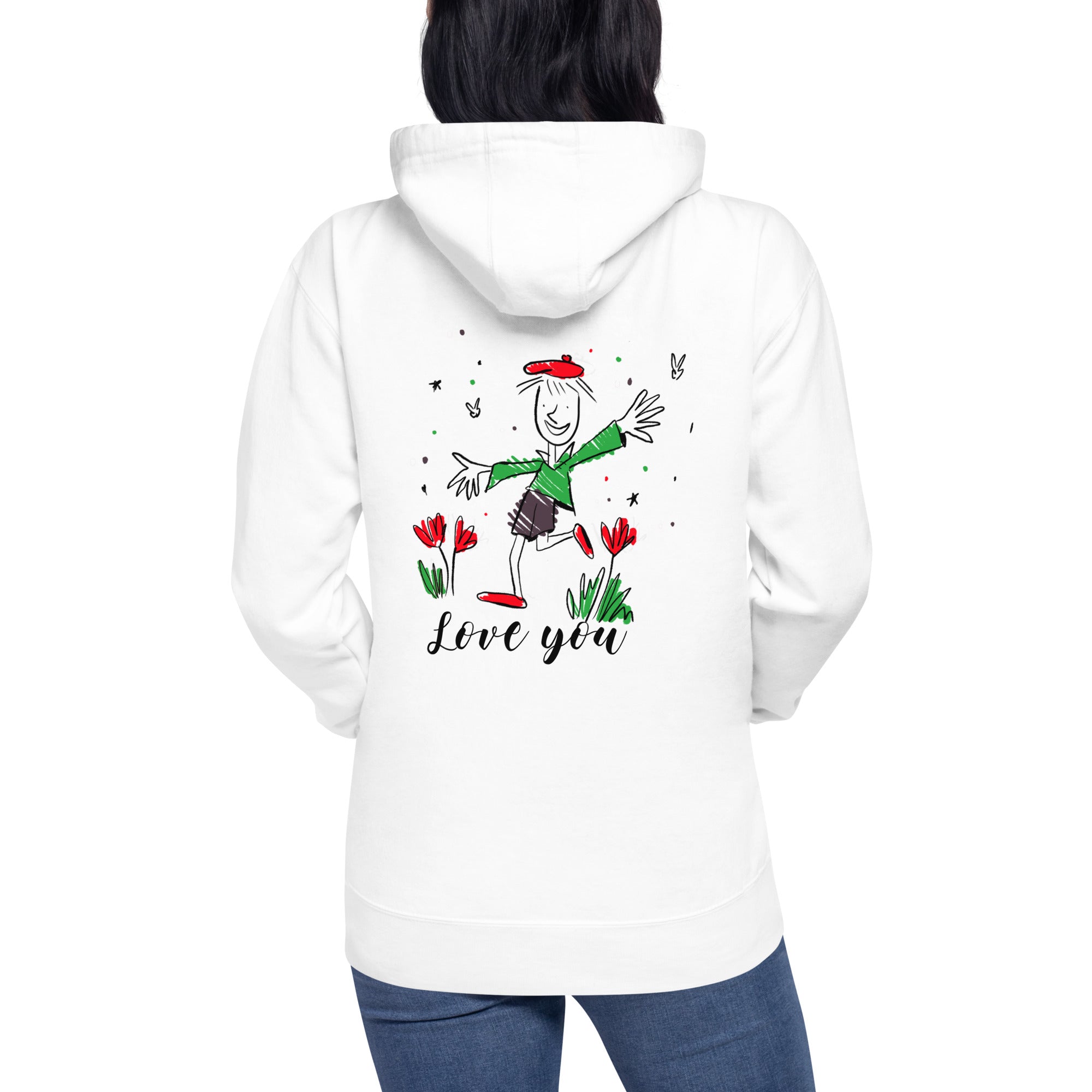 Love you - Unisex Hoodie (back print)