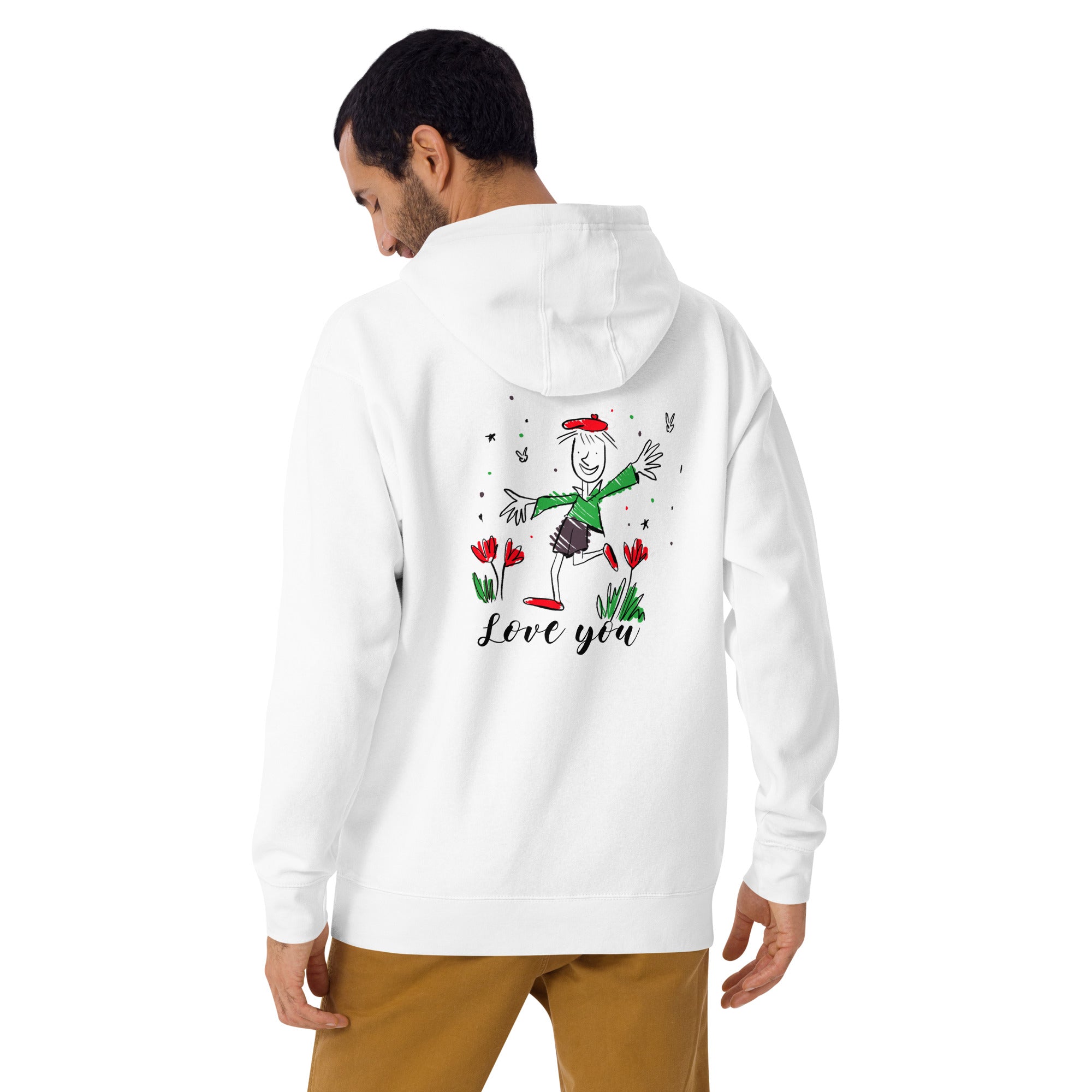 Love you - Unisex Hoodie (back print)