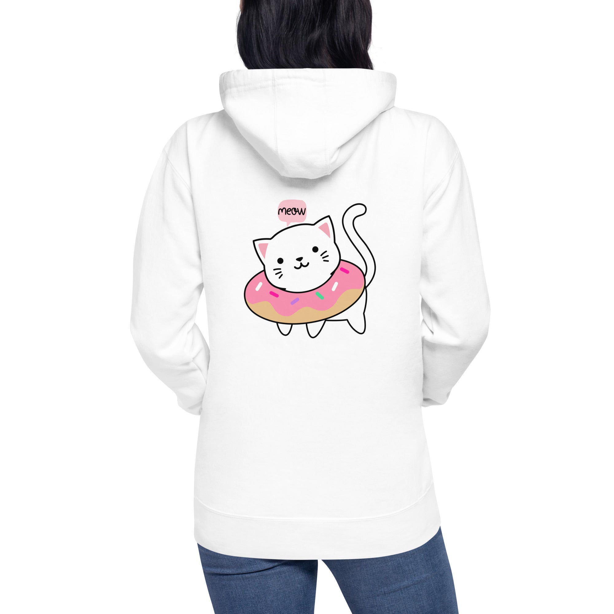 Meow V2 - Unisex Hoodie (back print)