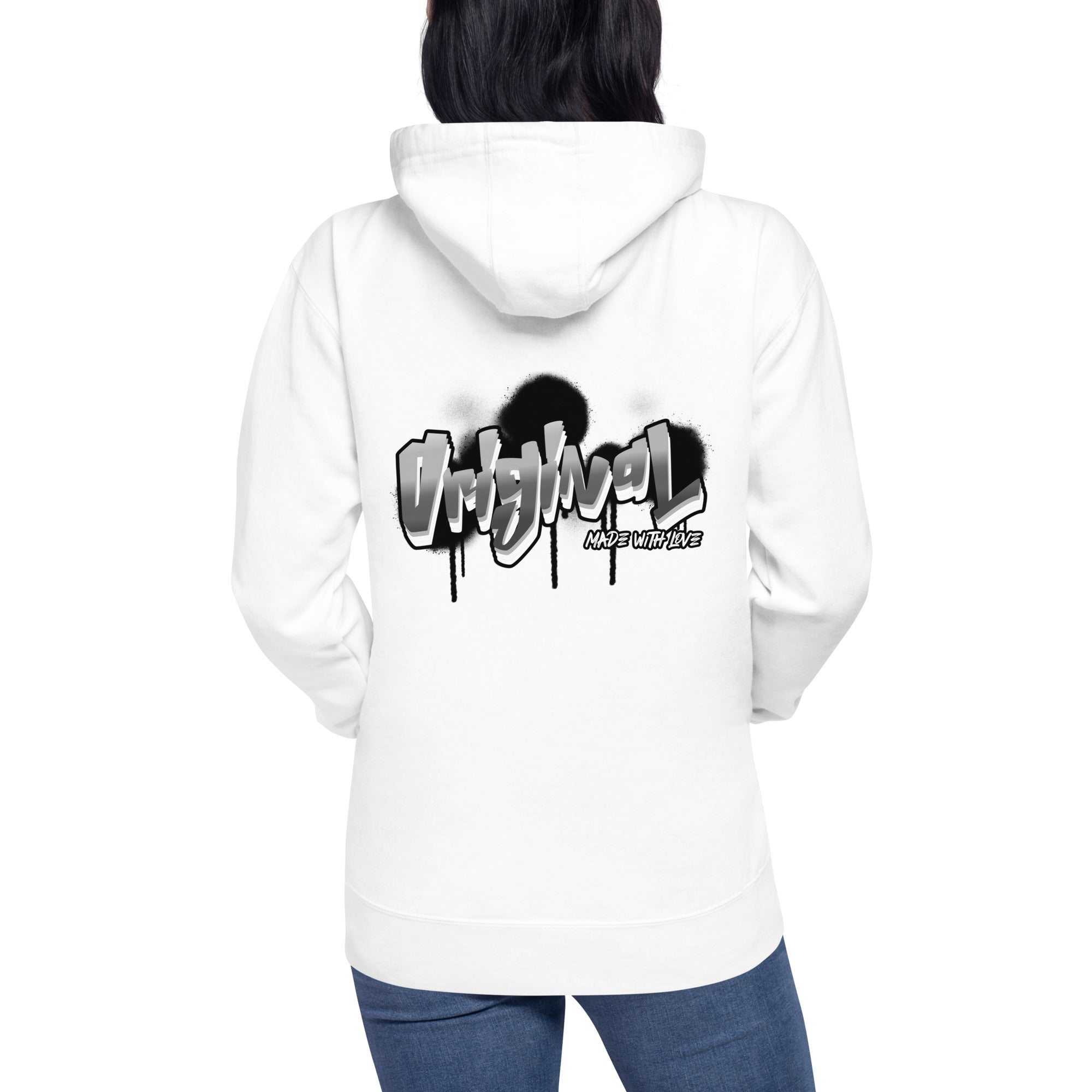 Original made with love - Unisex Hoodie (back print)