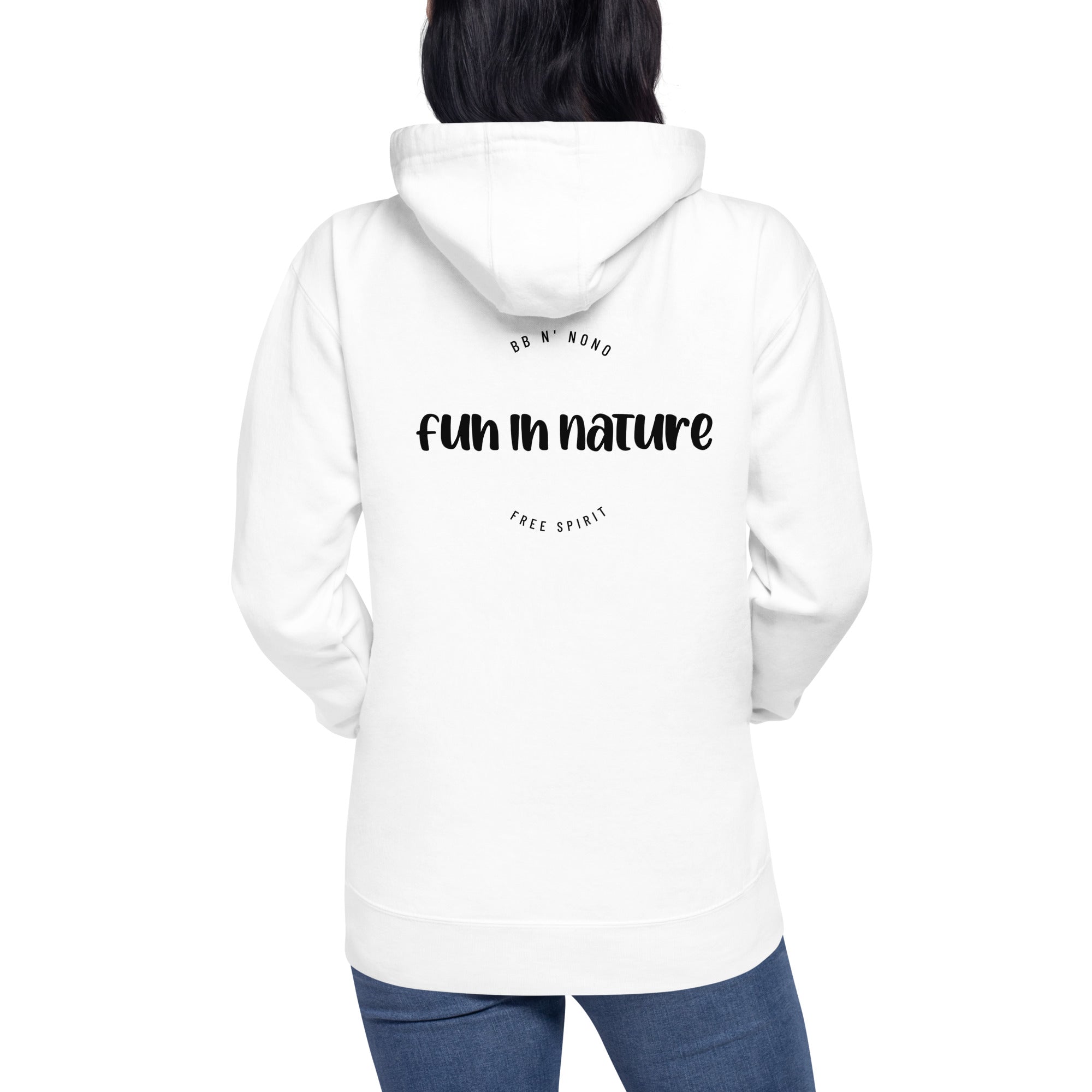 Fun in nature - Unisex Hoodie (back print)