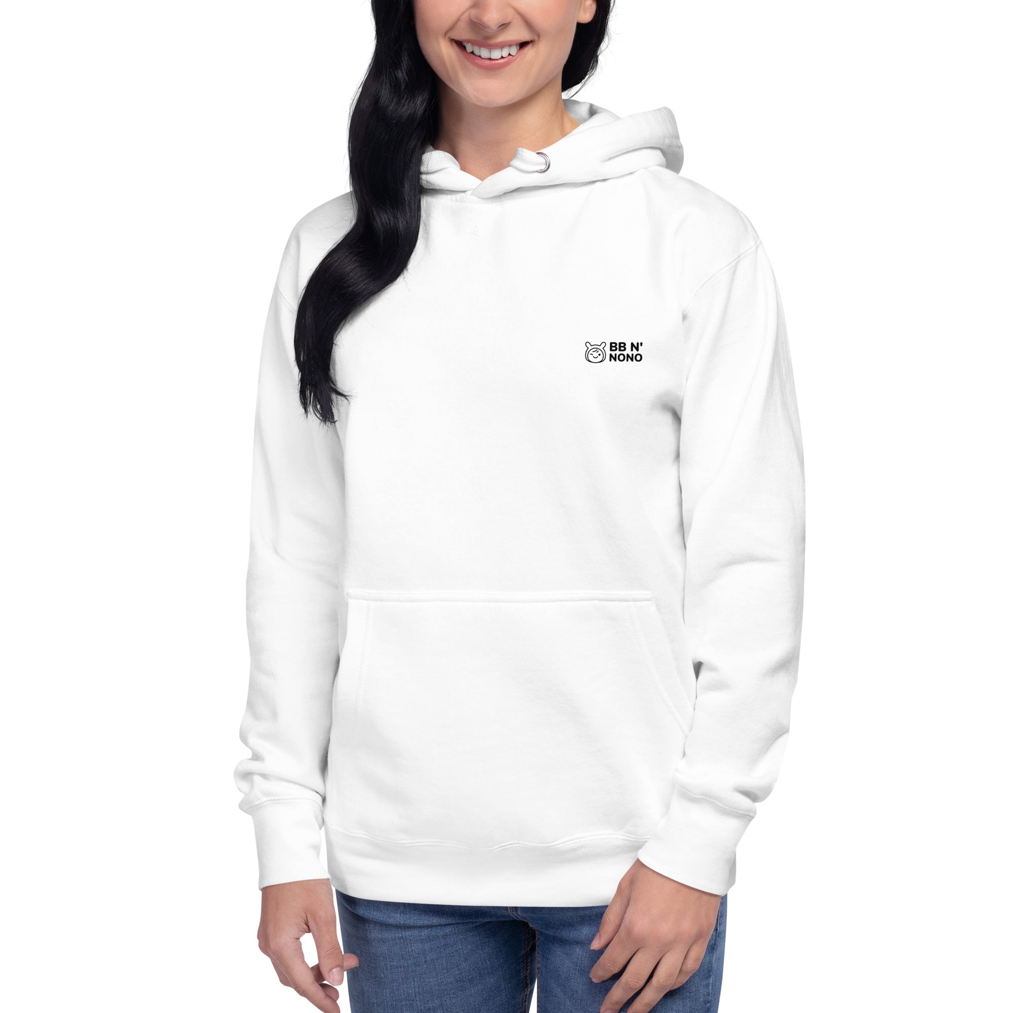 Always say yes to new, adventurer - Unisex Hoodie (back print)