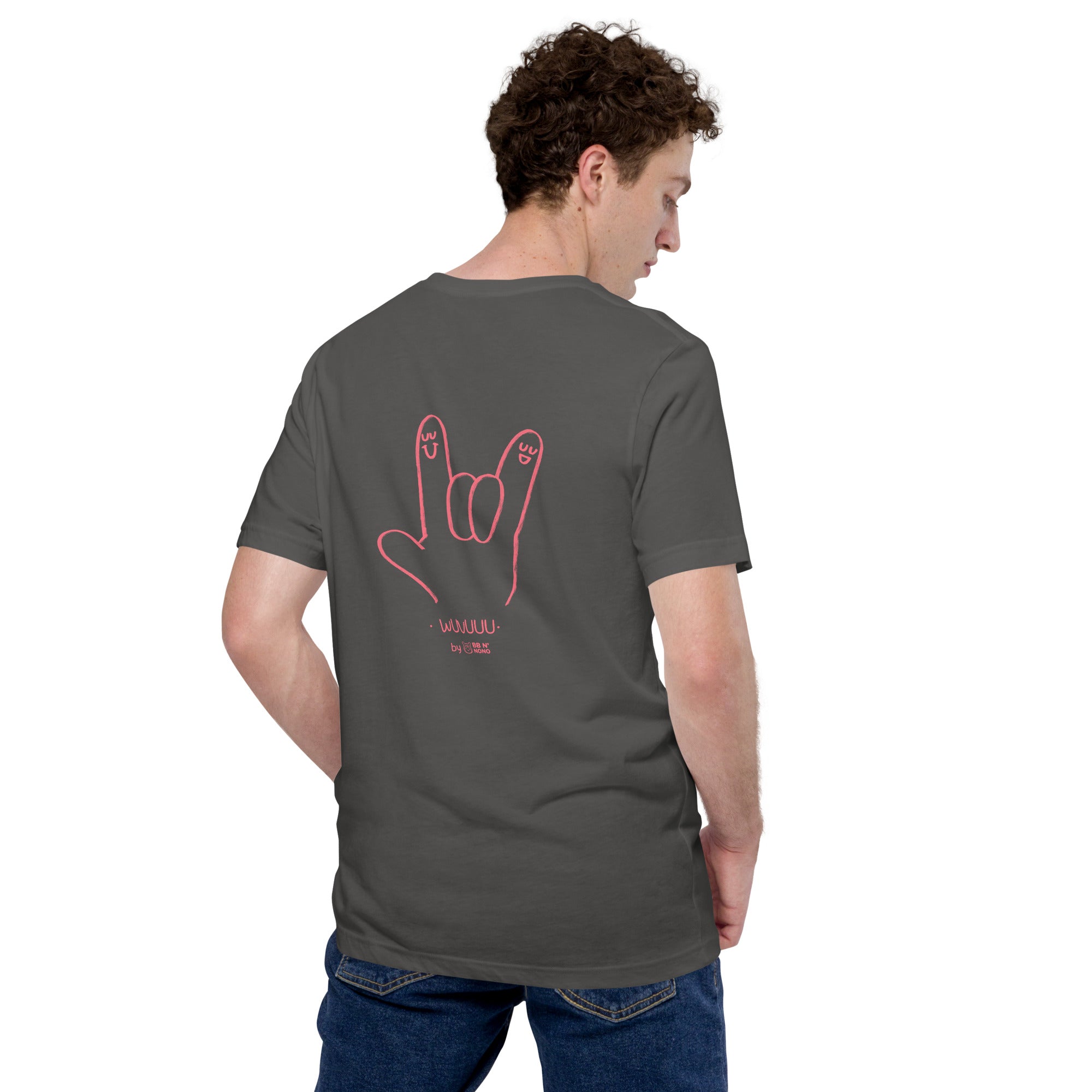 Wuvuuu - Unisex t-shirt (back print)