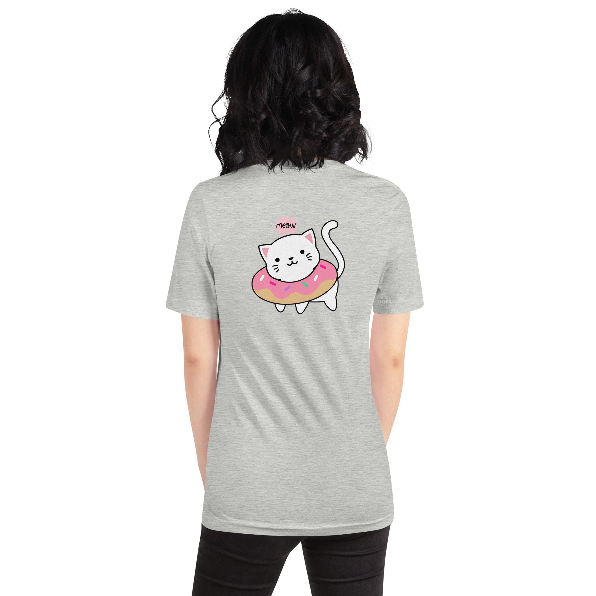 Meow V2 - Unisex t-shirt (back print)