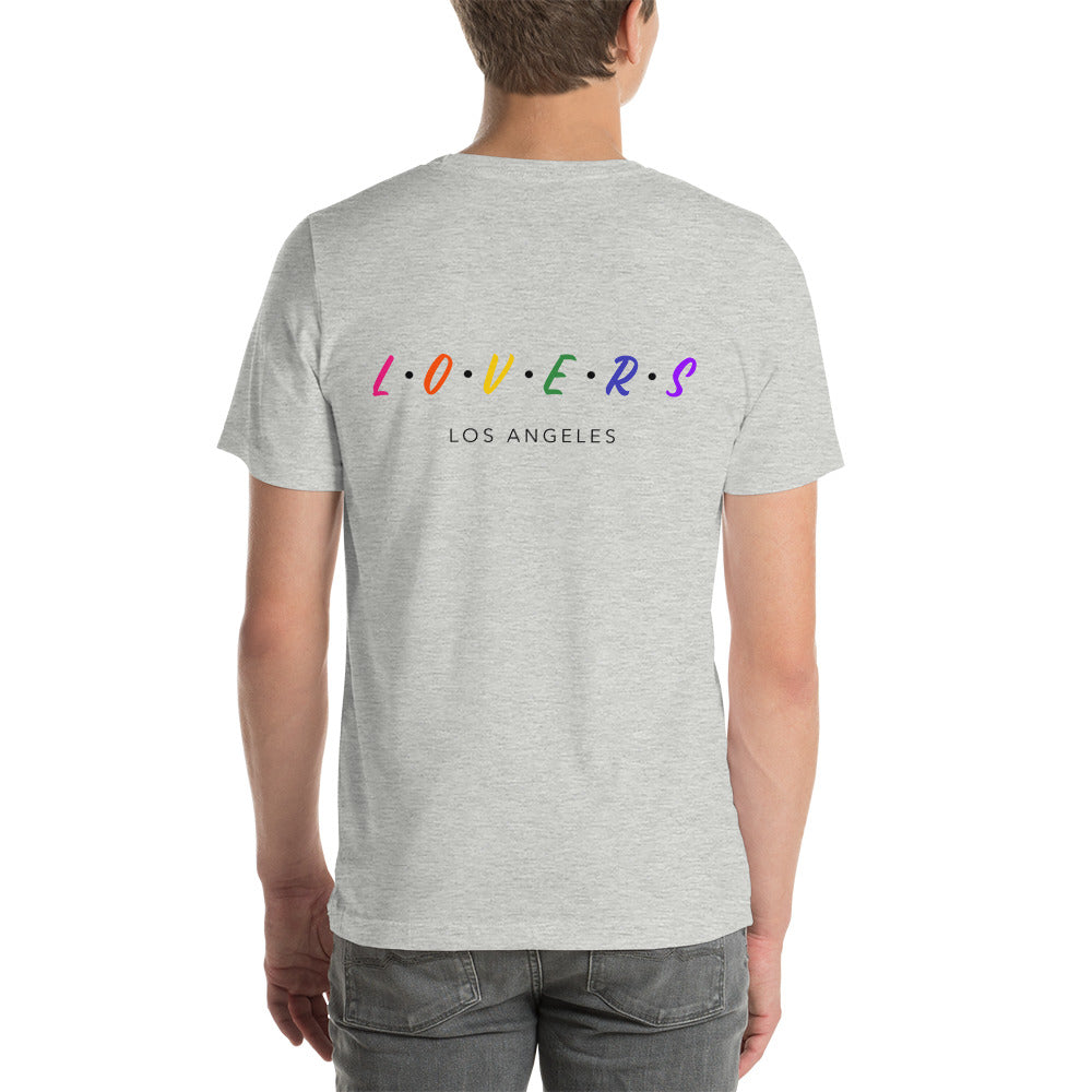 Lovers Los Angeles - Unisex t-shirt (back print)