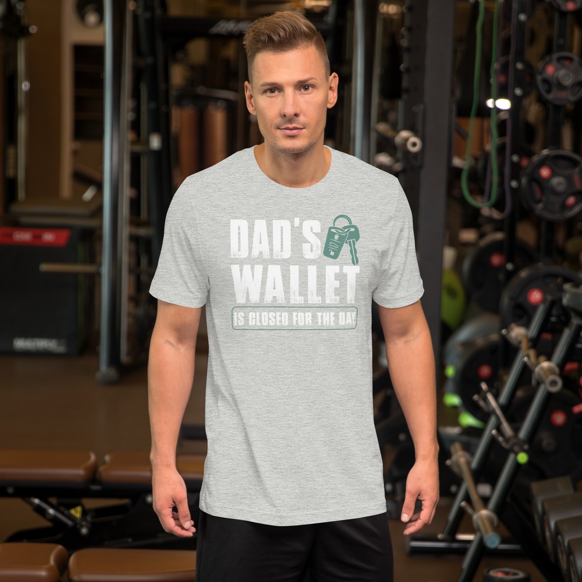 Dad's wallet is closed for the day - Unisex t-shirt