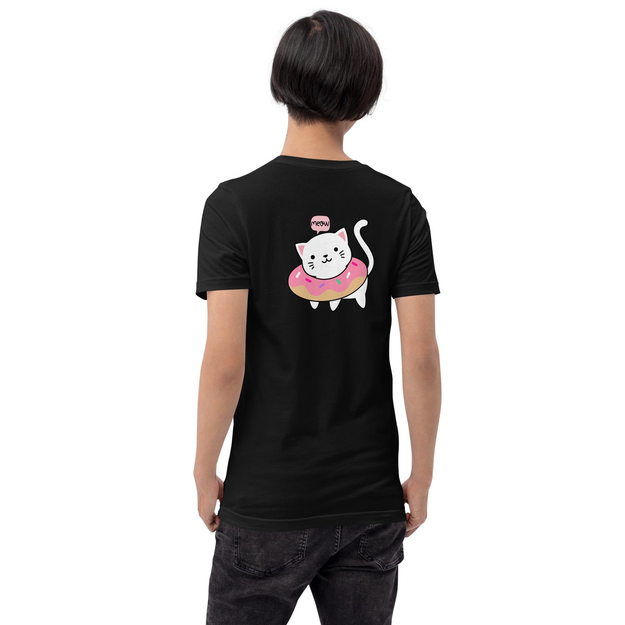 Meow V2 - Unisex t-shirt (back print)