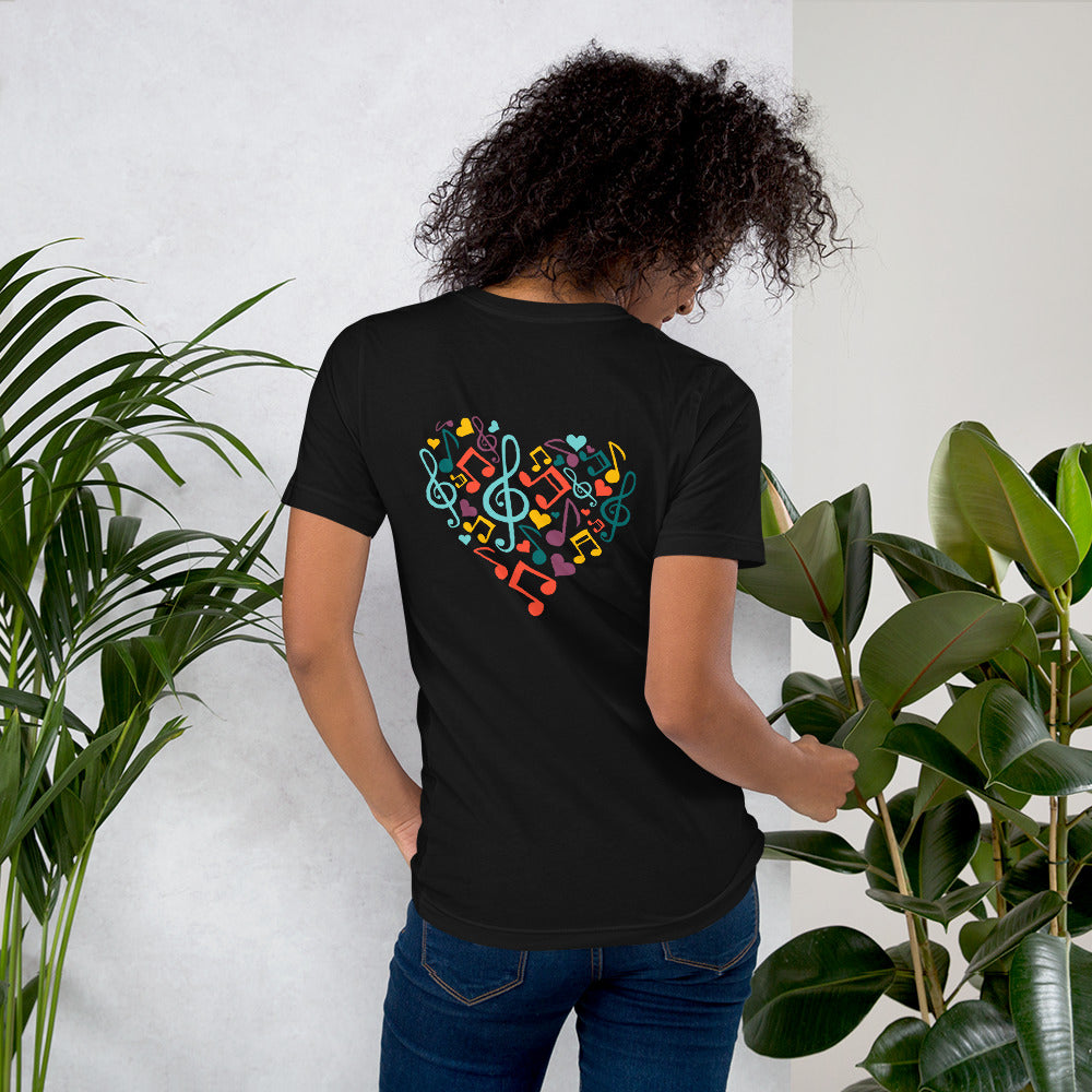 Symphonic Love Notes - Unisex t-shirt (back print)