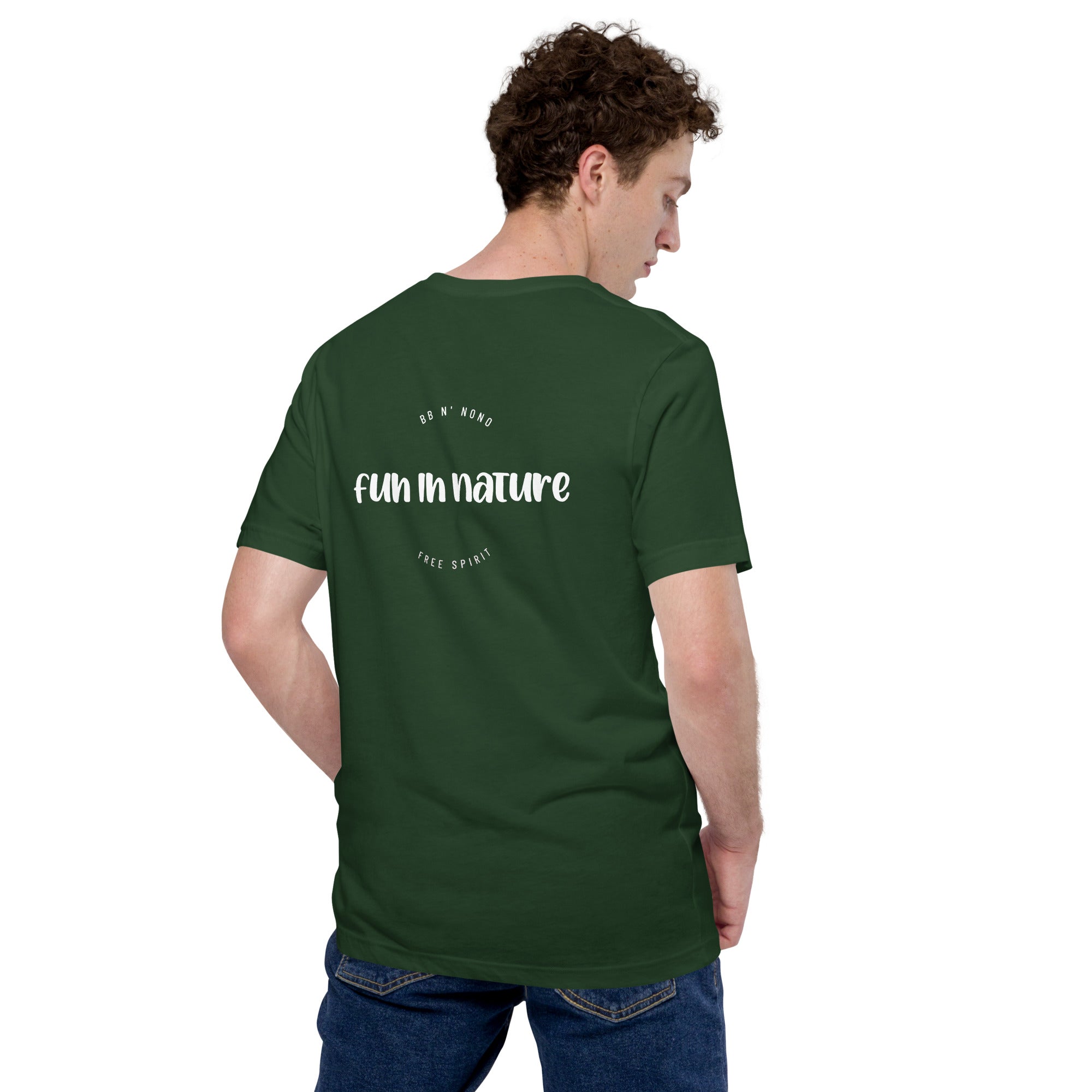 Fun in nature - Unisex t-shirt (back print)