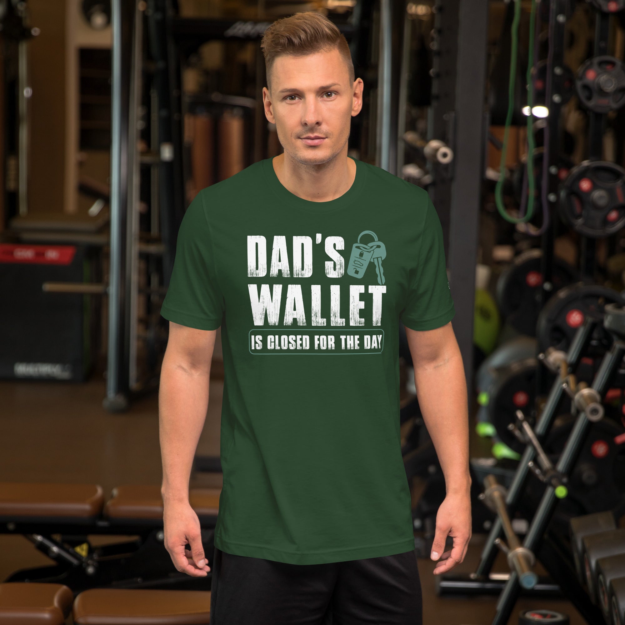 Dad's wallet is closed for the day - Unisex t-shirt