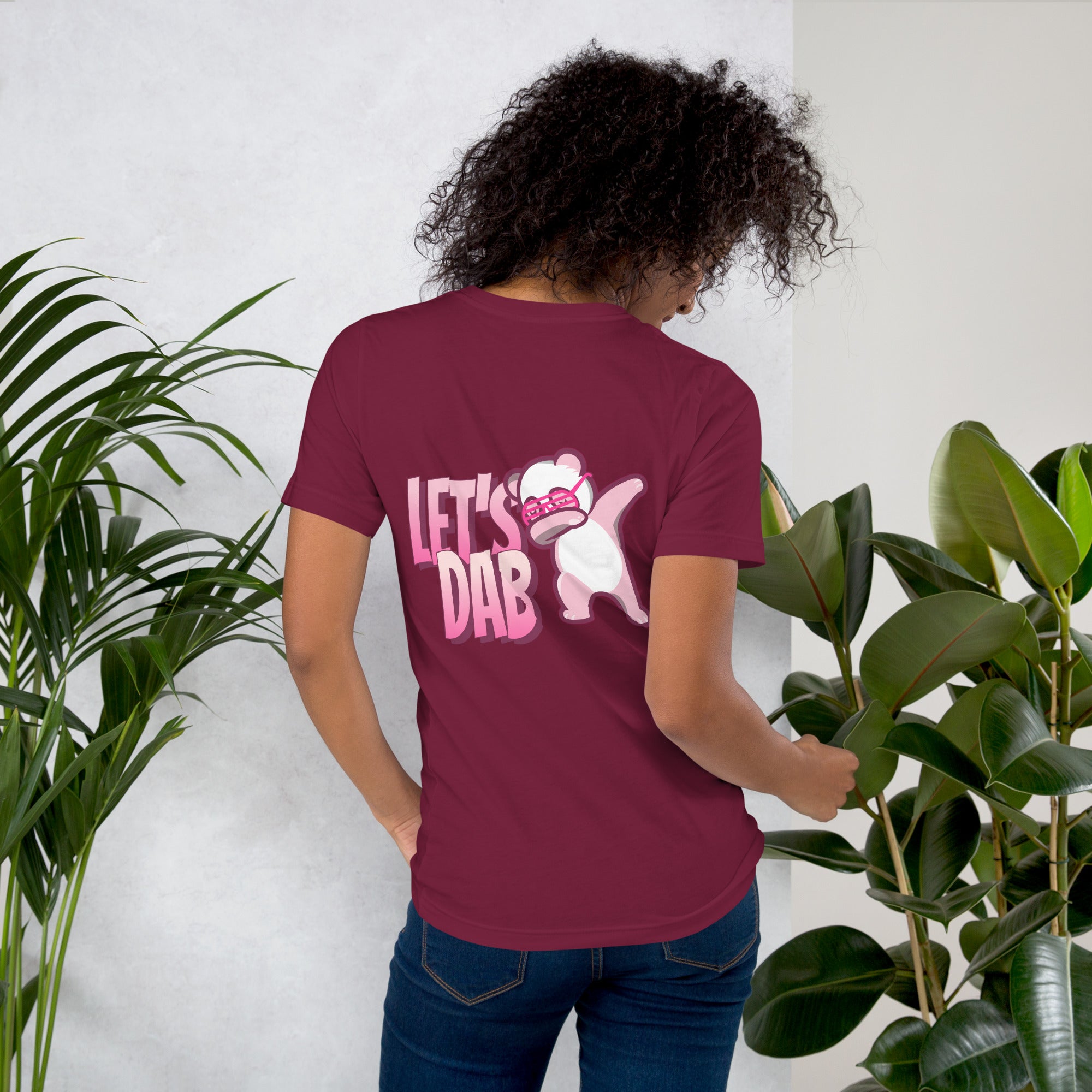 Let's dab - Unisex t-shirt (back print)