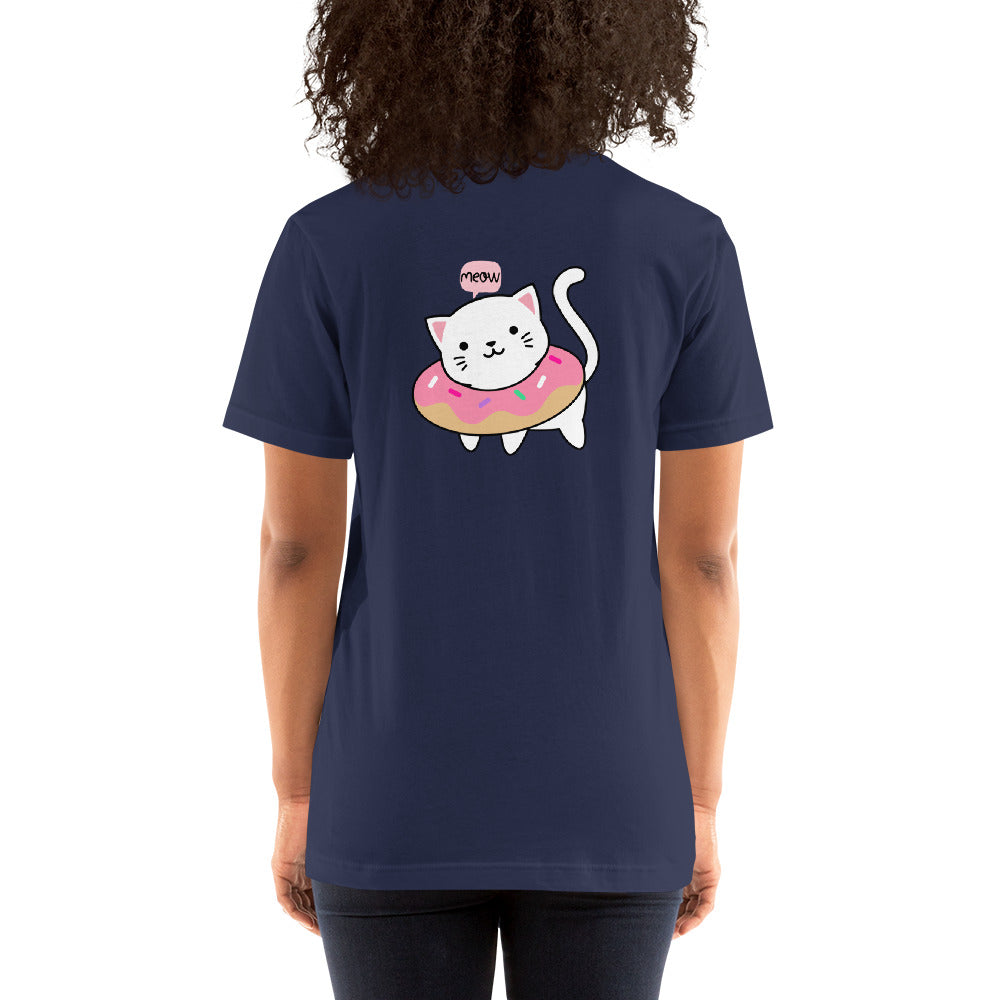 Meow V2 - Unisex t-shirt (back print)