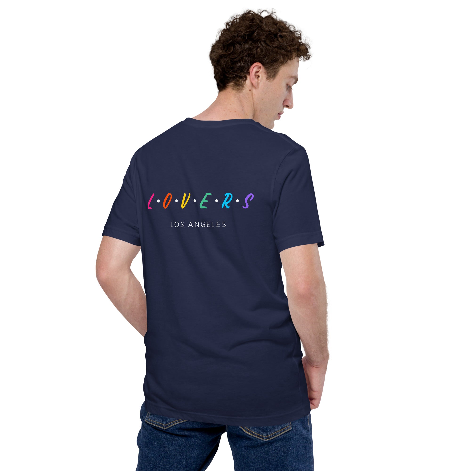 Lovers Los Angeles - Unisex t-shirt (back print)