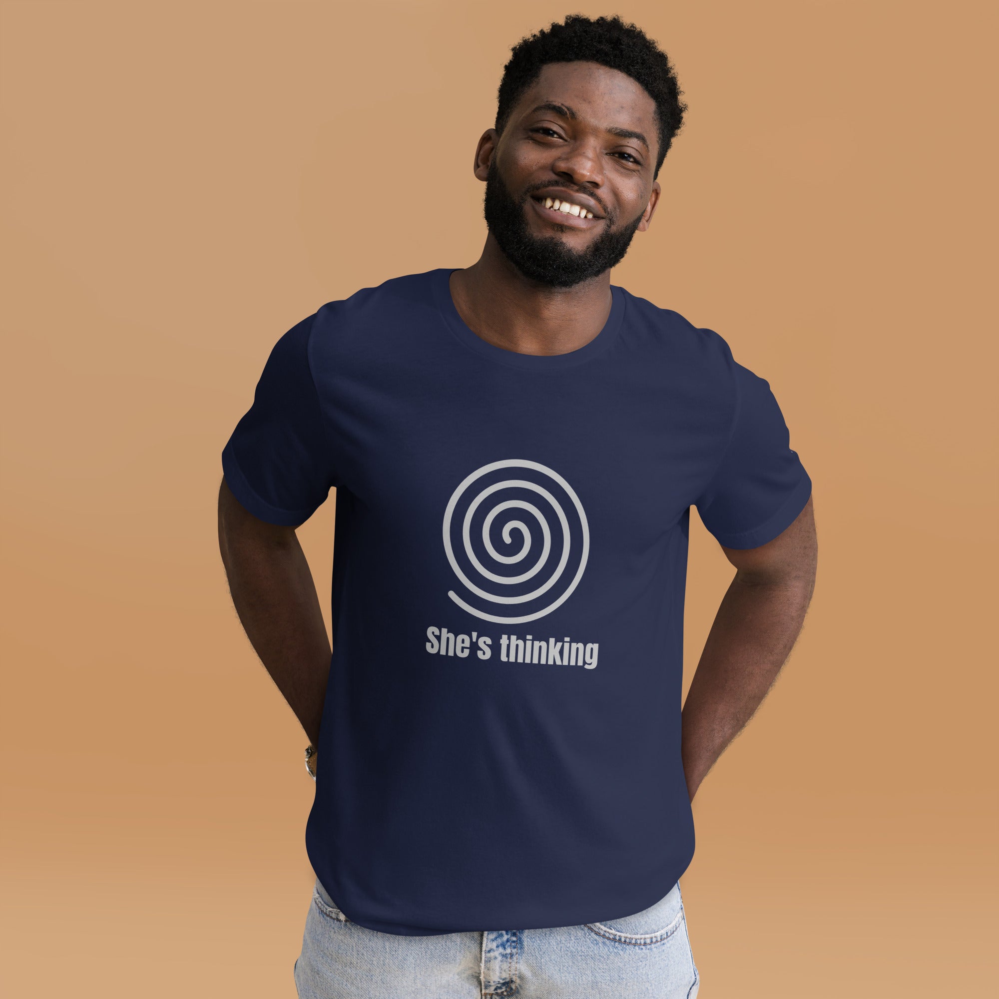 She's thinking - Unisex t-shirt