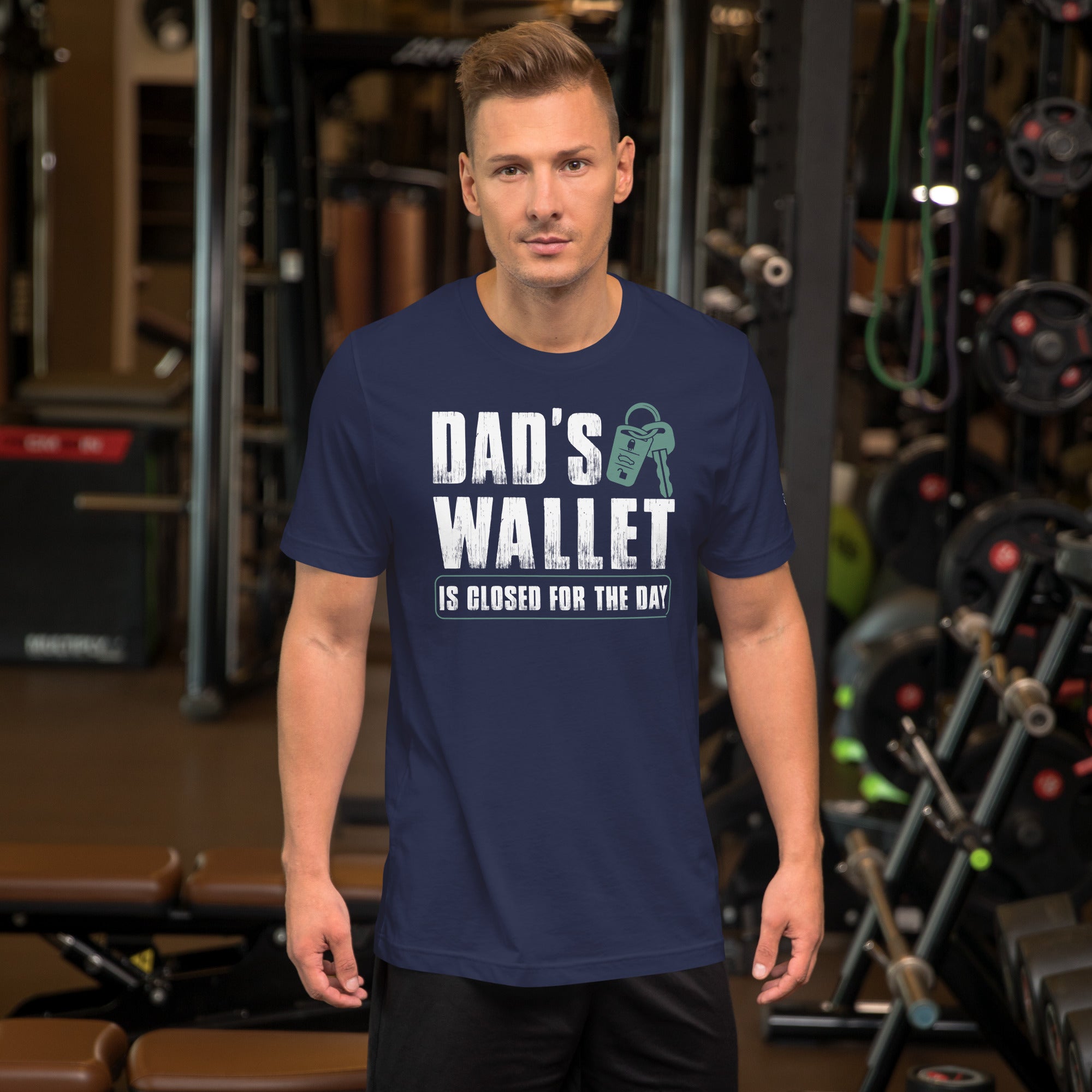 Dad's wallet is closed for the day - Unisex t-shirt