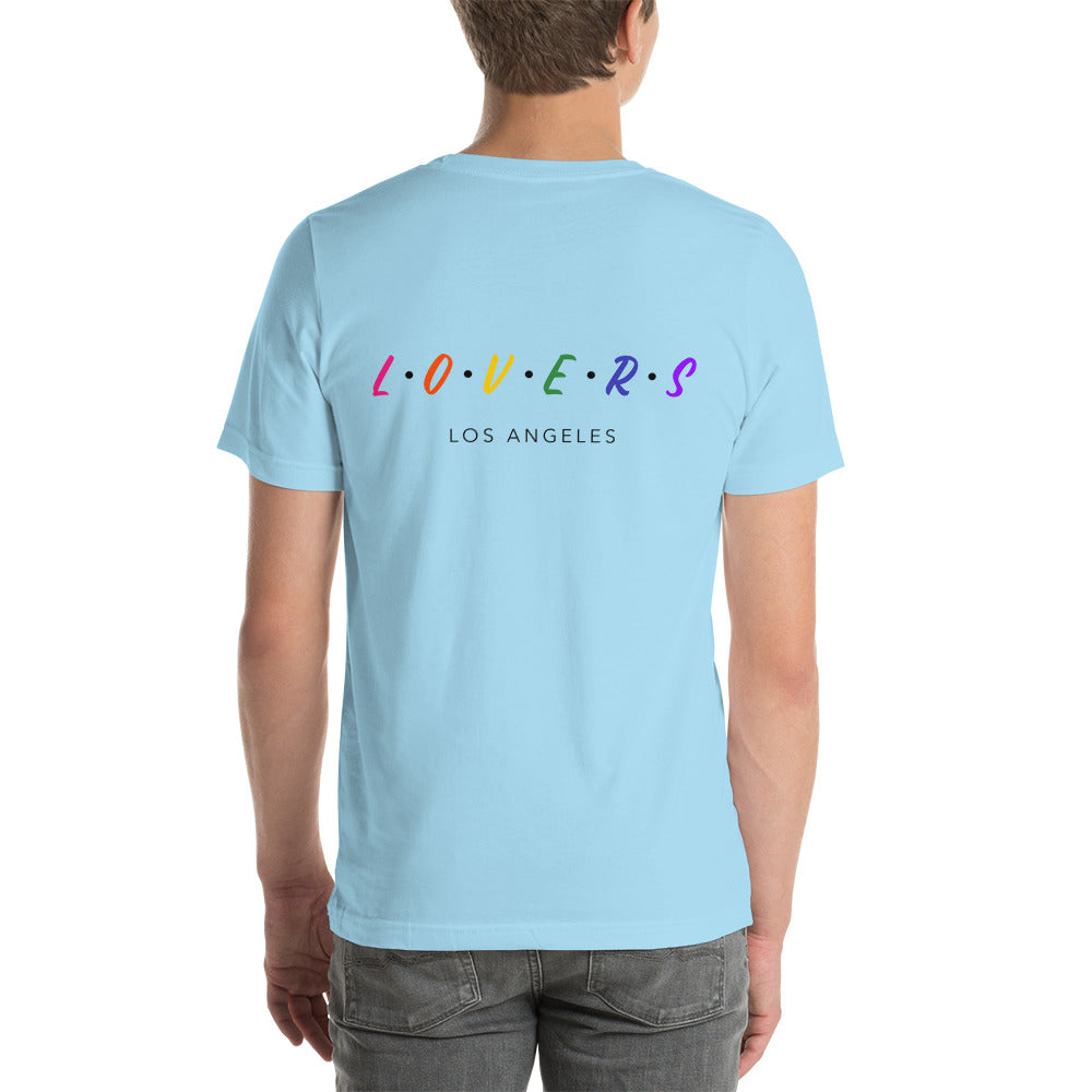 Lovers Los Angeles - Unisex t-shirt (back print)