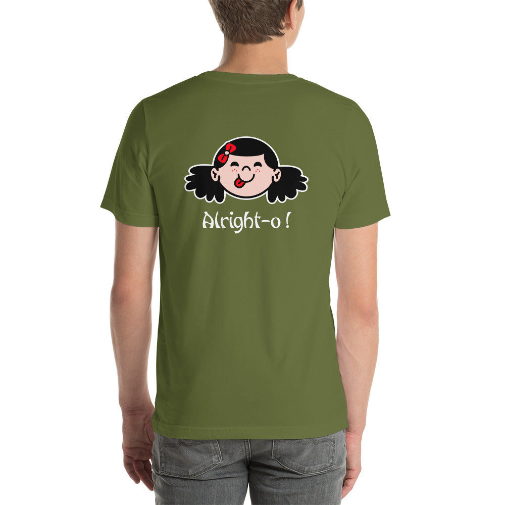 Alright-o! -  Unisex t-shirt (back print)