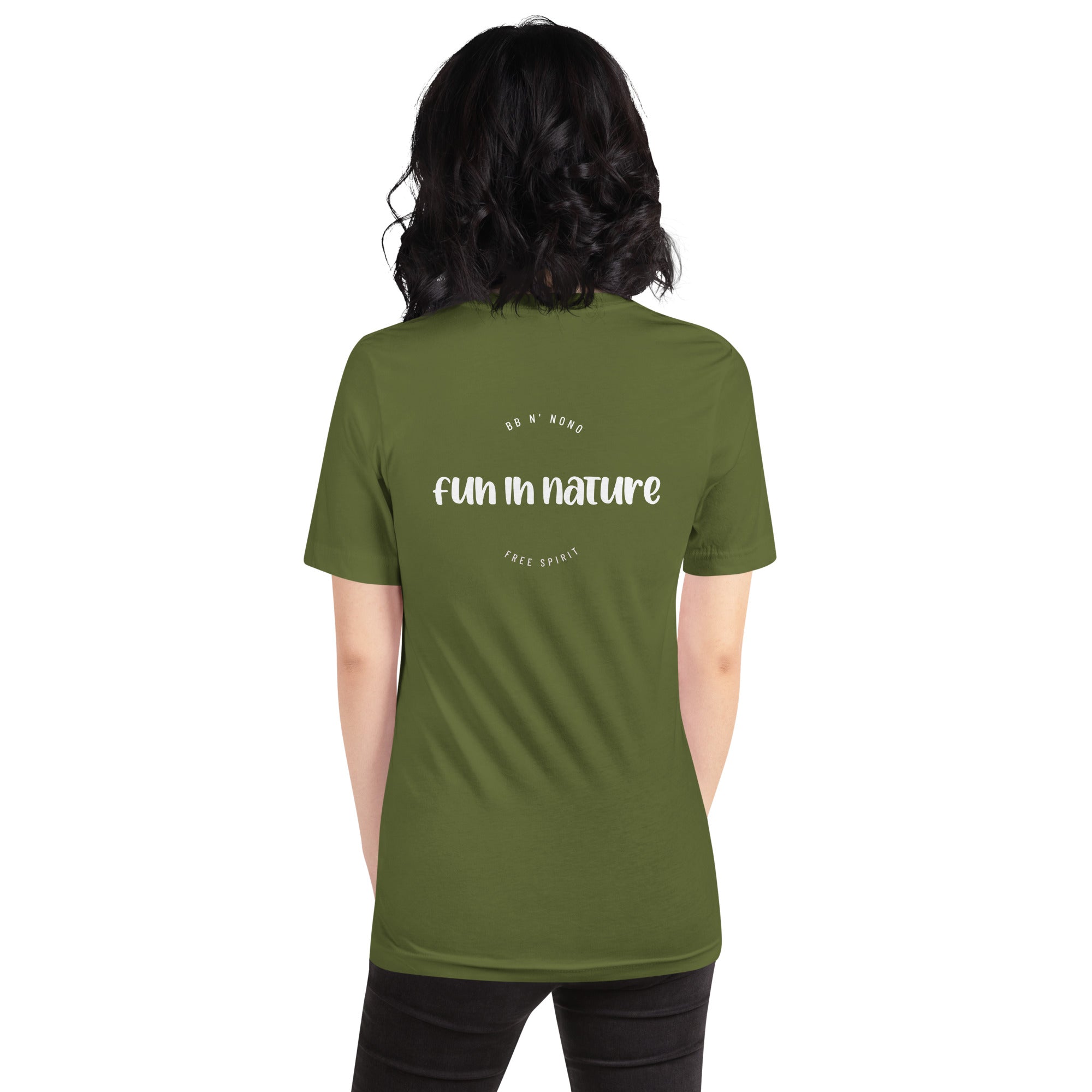 Fun in nature - Unisex t-shirt (back print)