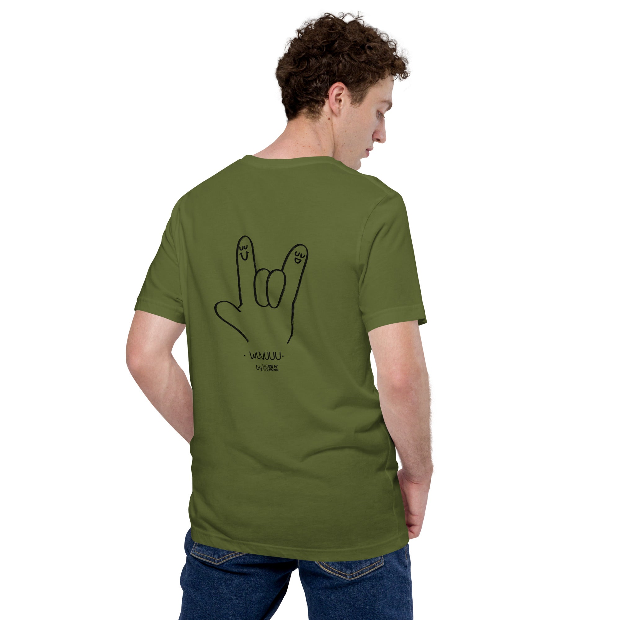 Wuvuuu - Unisex t-shirt (back print)