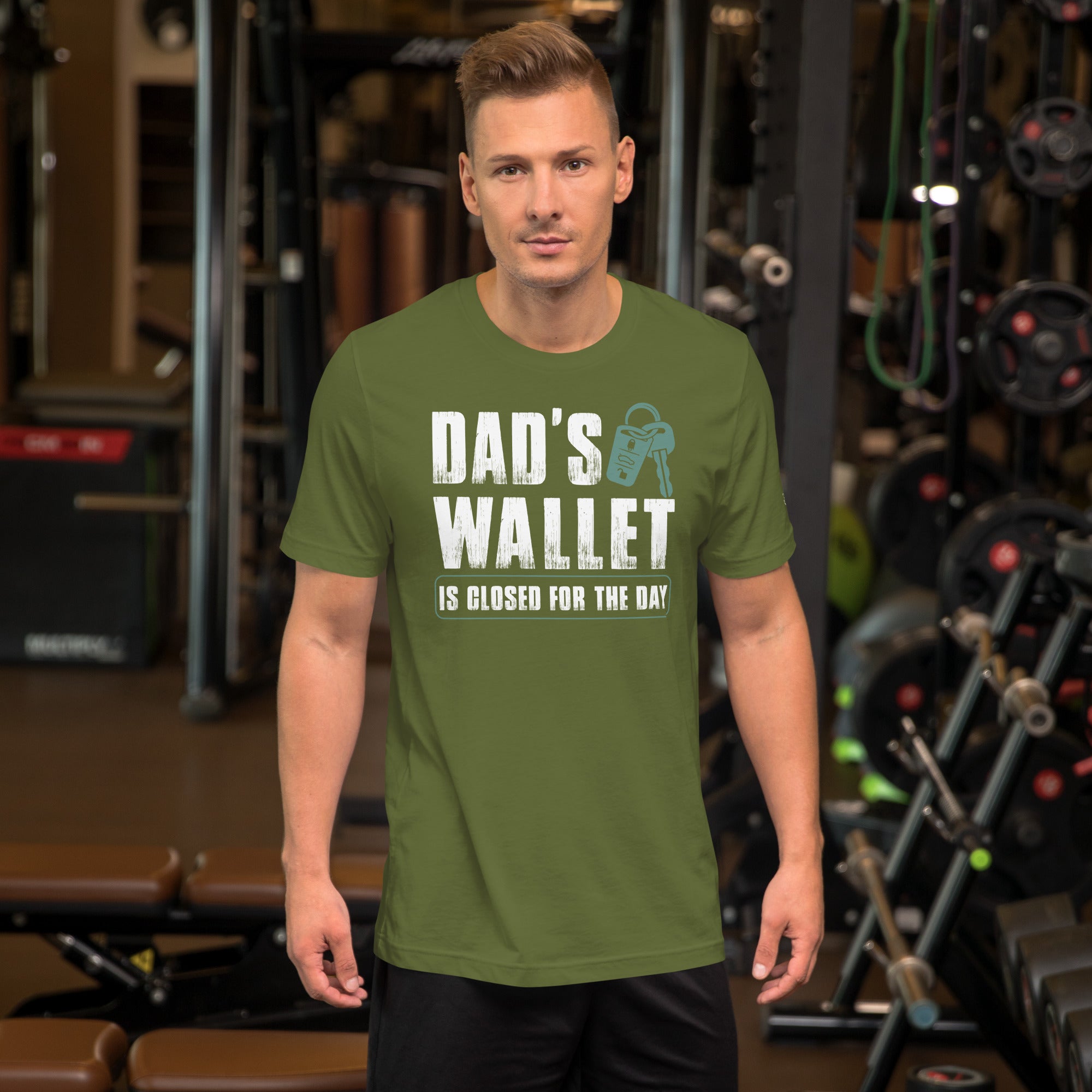 Dad's wallet is closed for the day - Unisex t-shirt