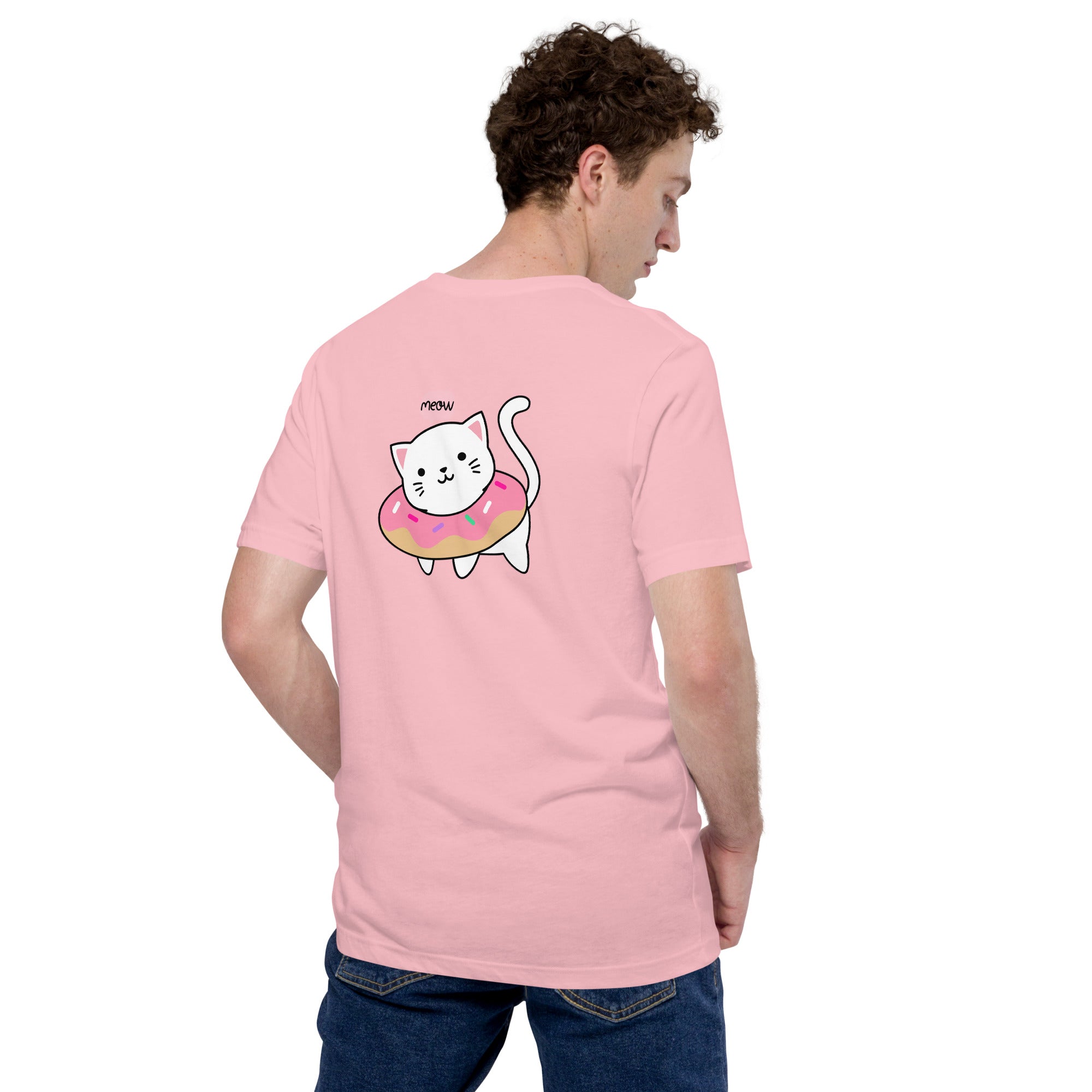 Meow V2 - Unisex t-shirt (back print)