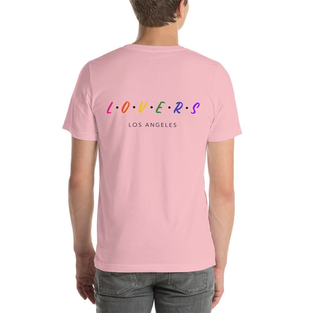 Lovers Los Angeles - Unisex t-shirt (back print)