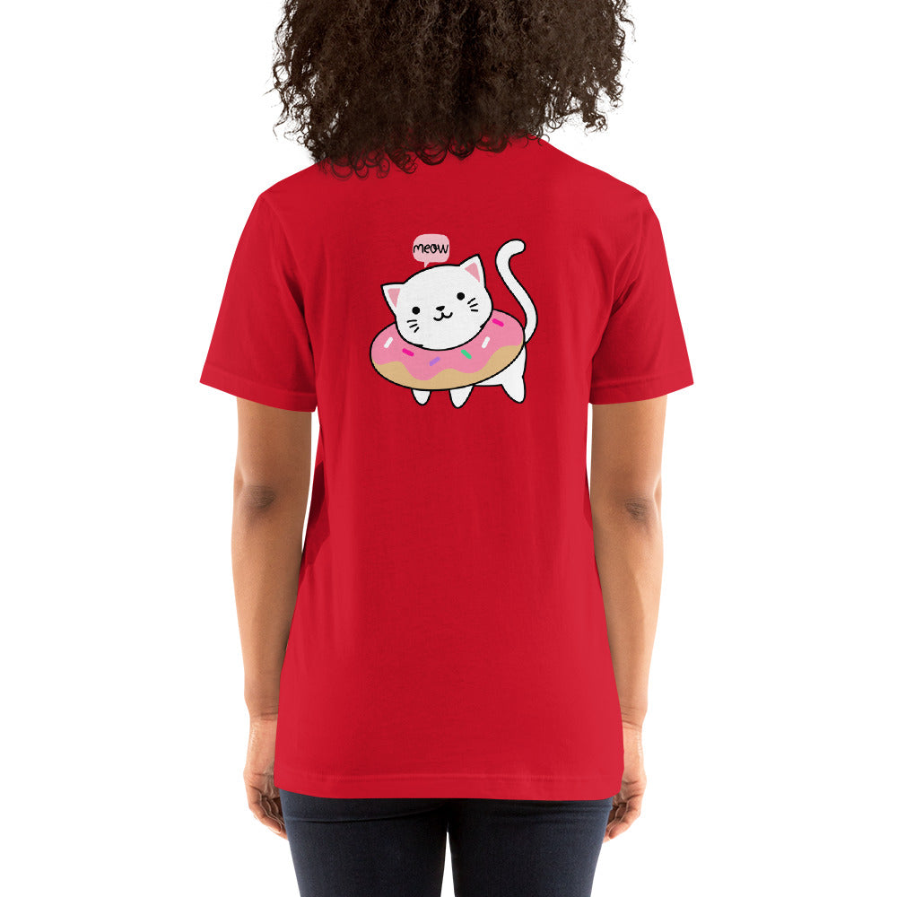 Meow V2 - Unisex t-shirt (back print)