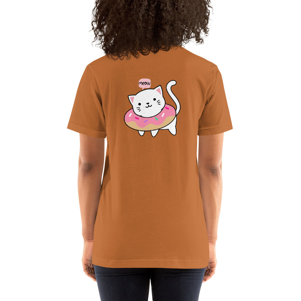 Meow V2 - Unisex t-shirt (back print)