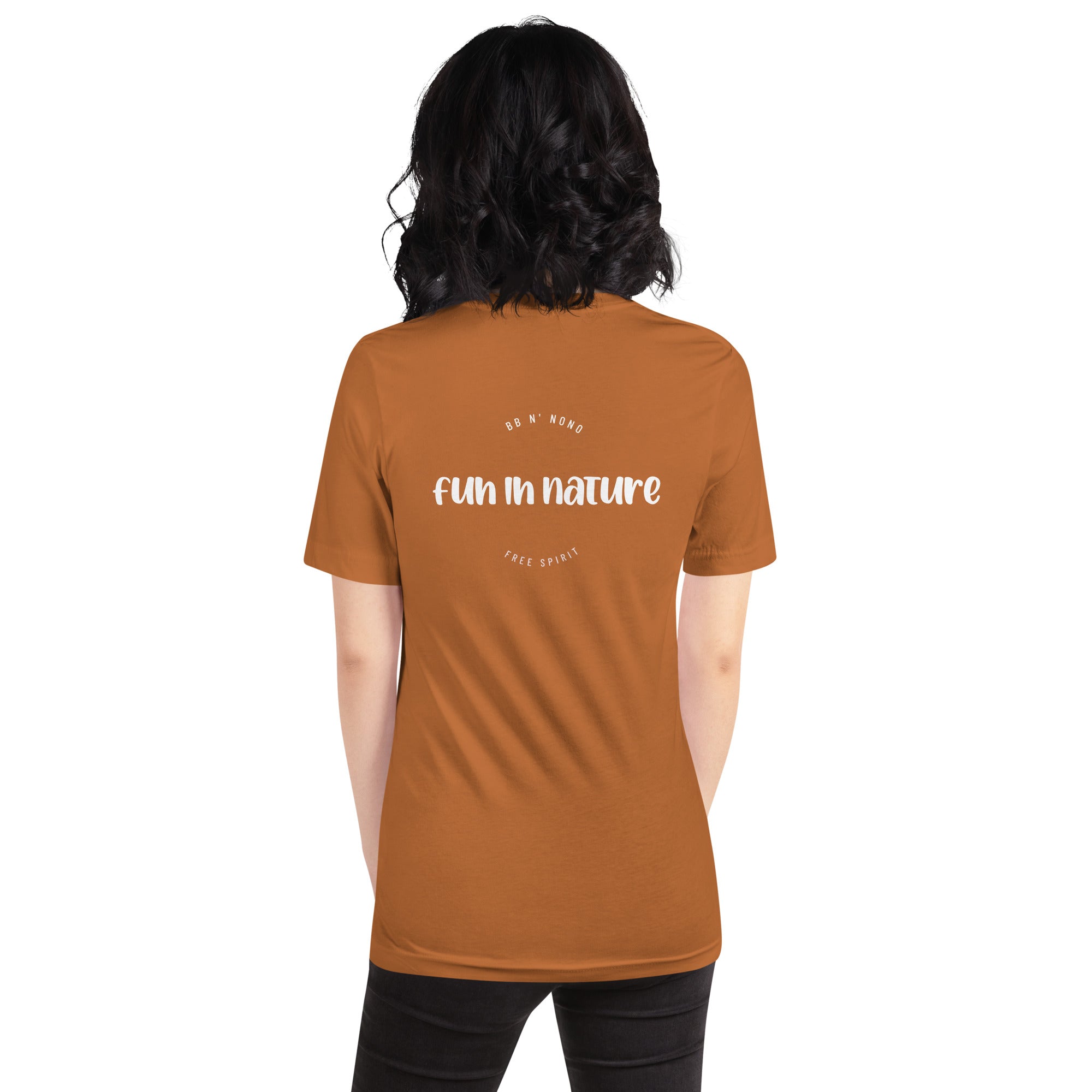 Fun in nature - Unisex t-shirt (back print)